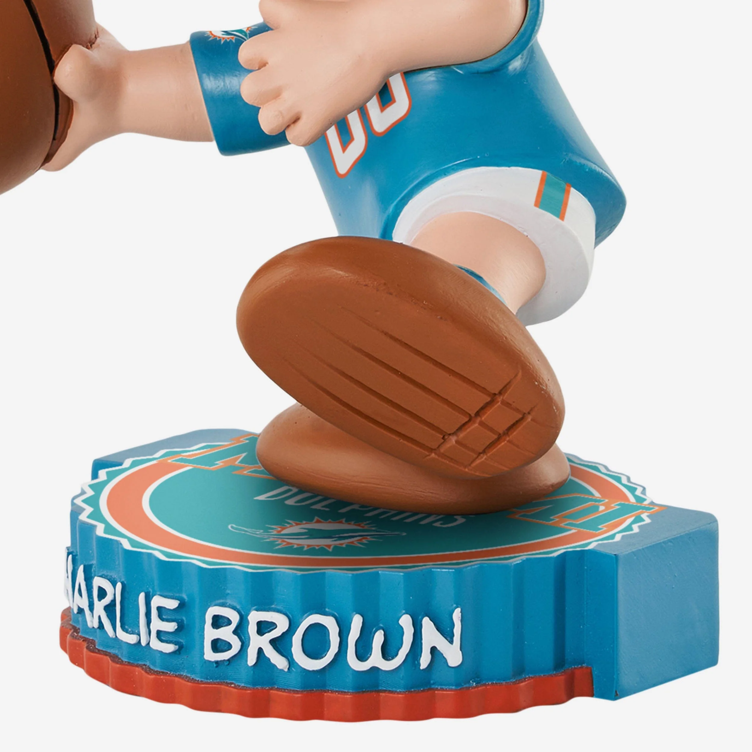 Miami Dolphins Charlie Brown Peanuts Bighead Bobblehead - Image 3