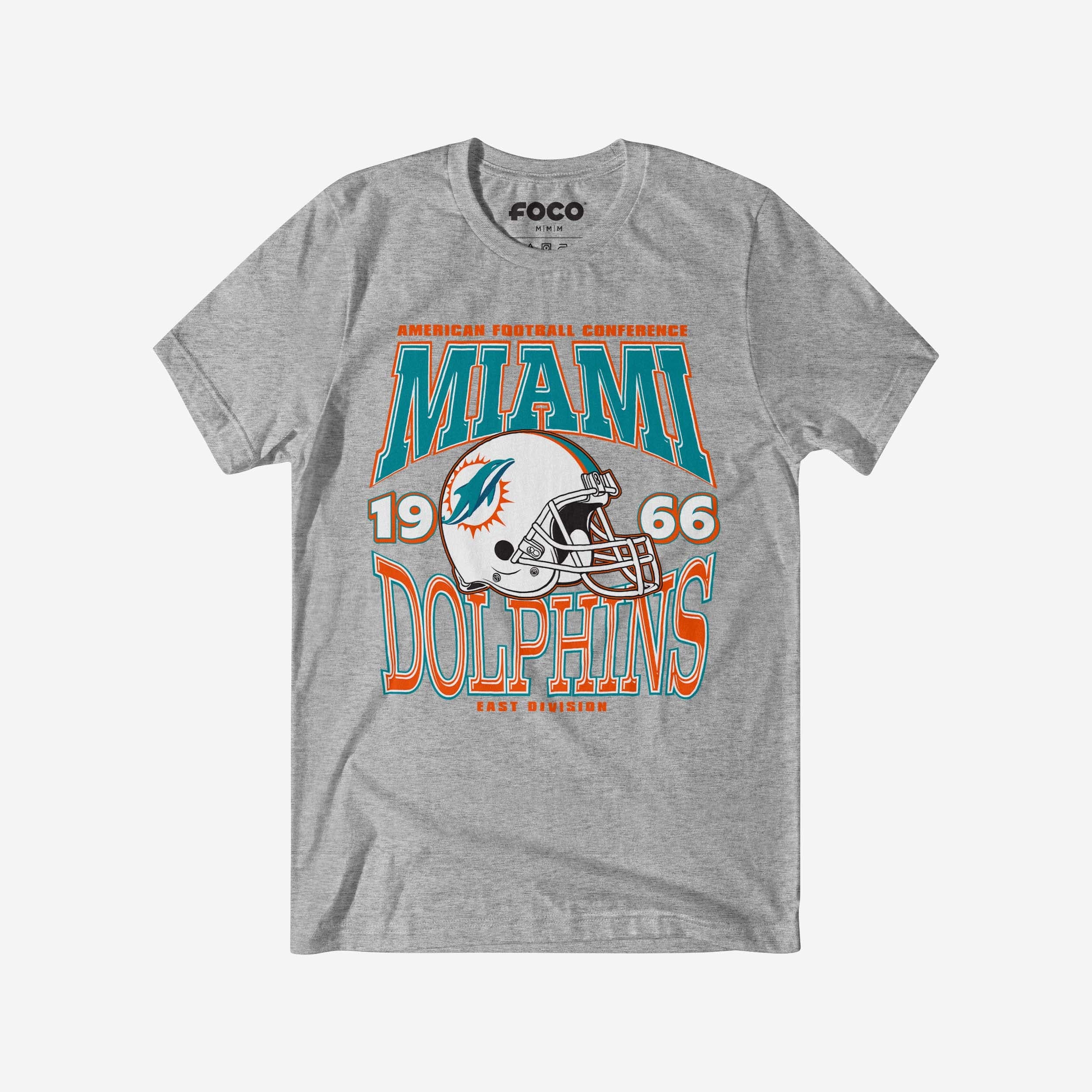 Miami Dolphins Classic Team Helmet T-Shirt