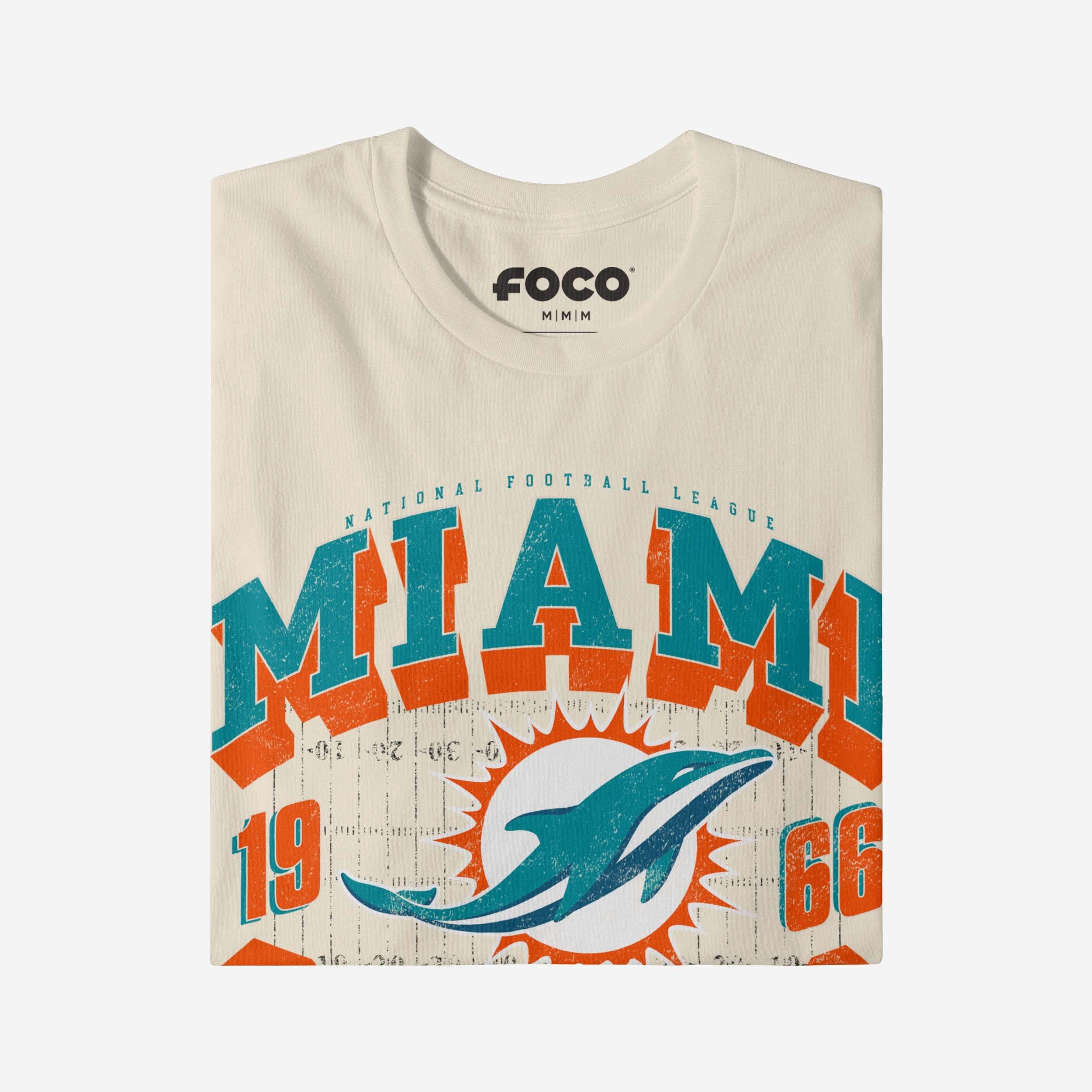 Miami Dolphins Field Arched Wordmark T-Shirt - Image 4