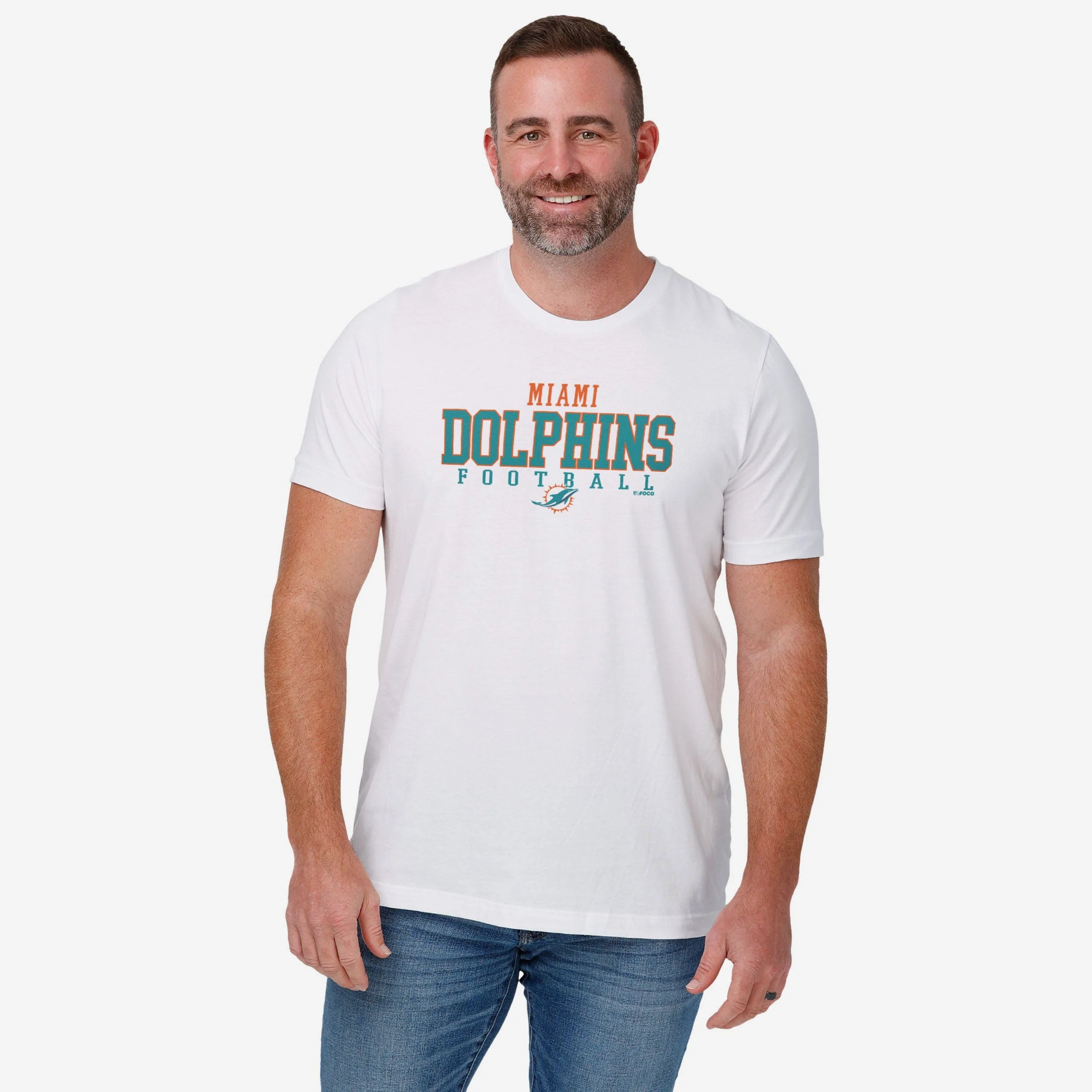 Miami Dolphins Football Wordmark T-Shirt - Image 6