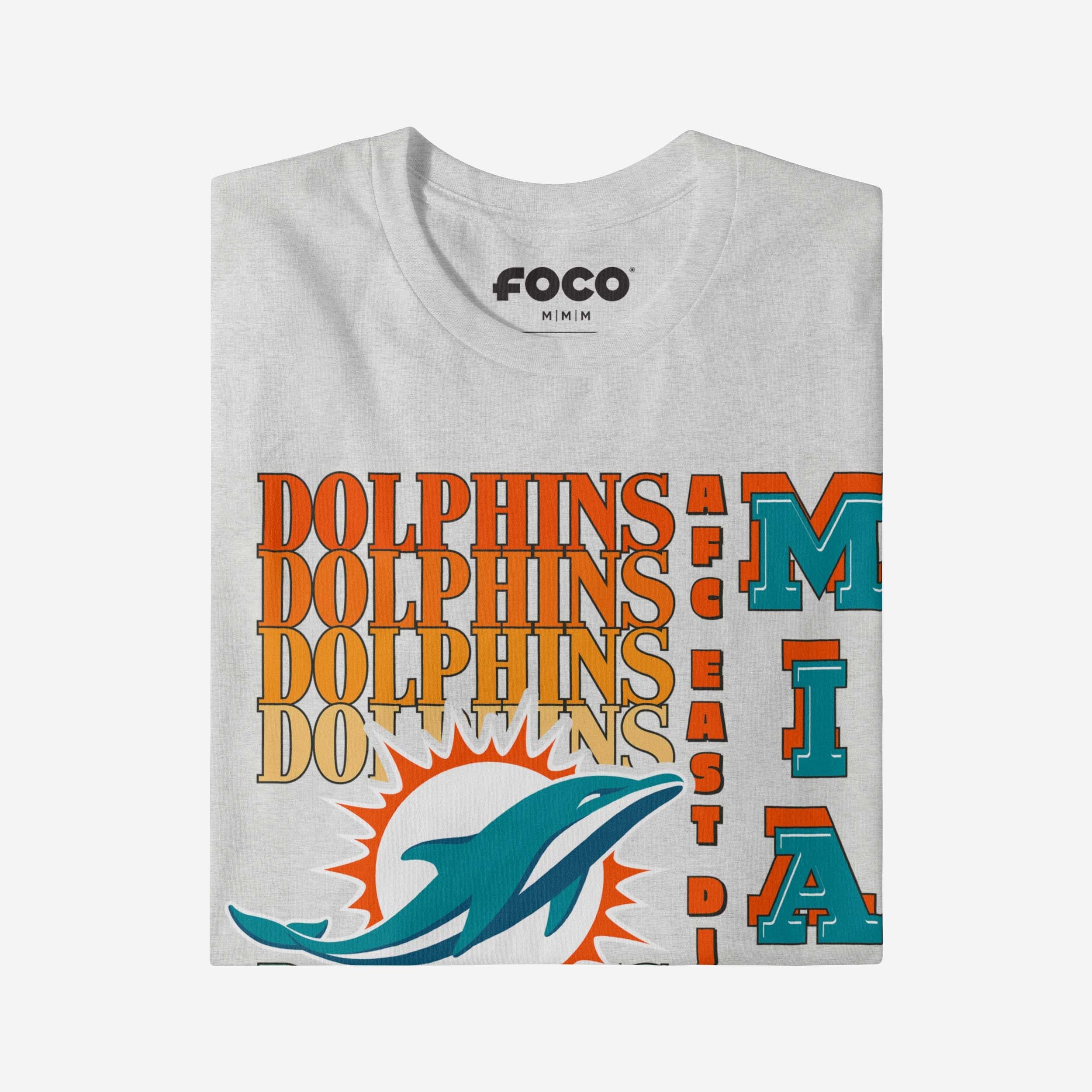 Miami Dolphins Gradient Wordmark T-Shirt - Image 3