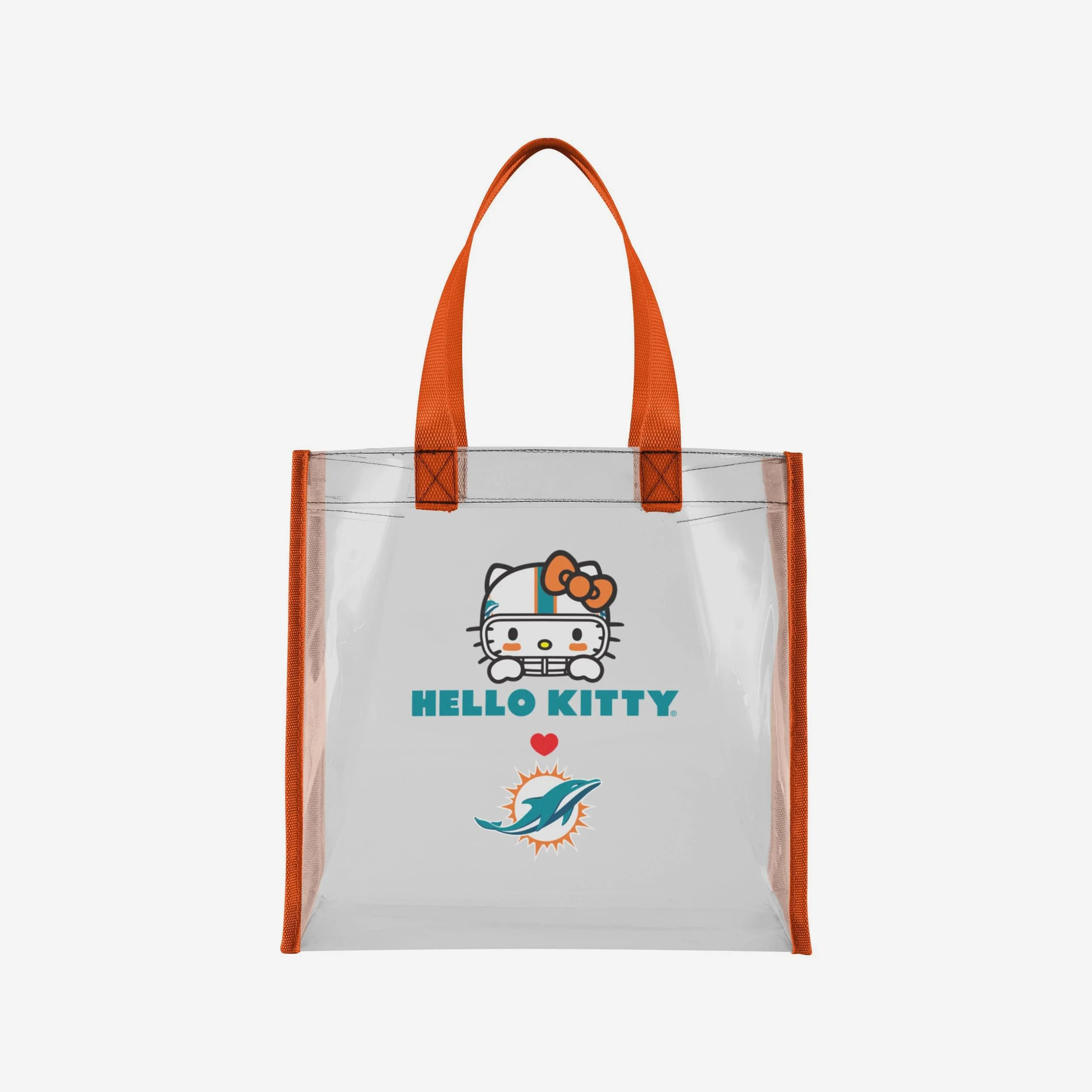 Miami Dolphins Hello Kitty® Clear Tote Bag