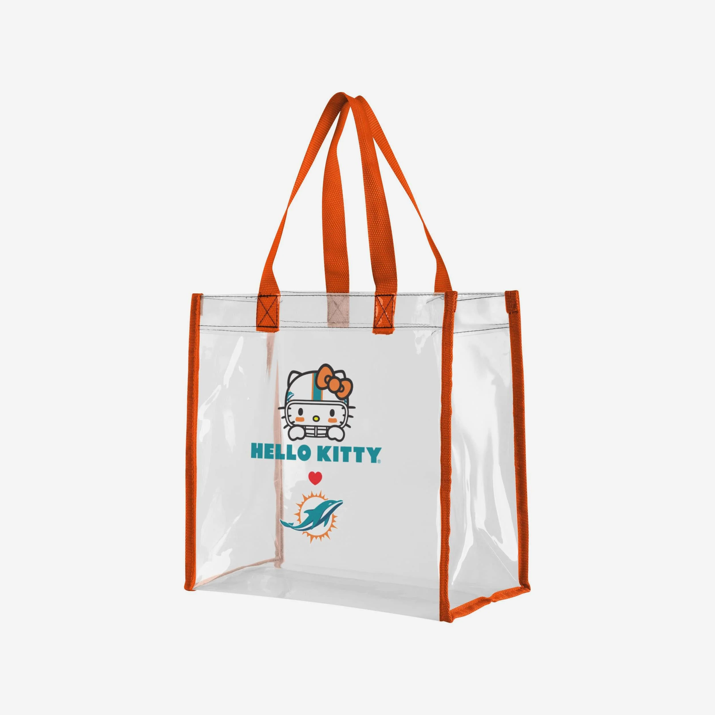 Miami Dolphins Hello Kitty® Clear Tote Bag - Image 2