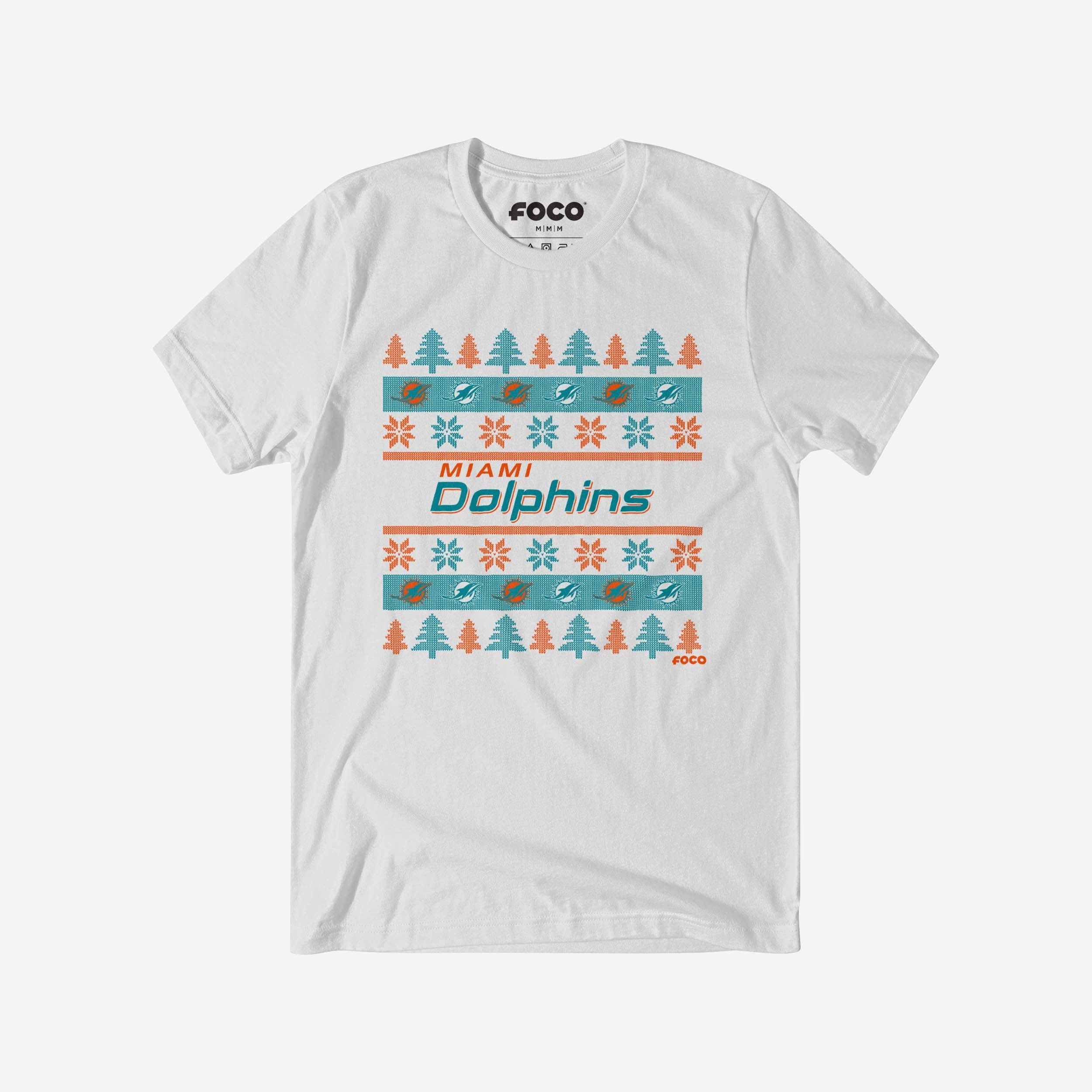 Miami Dolphins Holiday Sweater T-Shirt