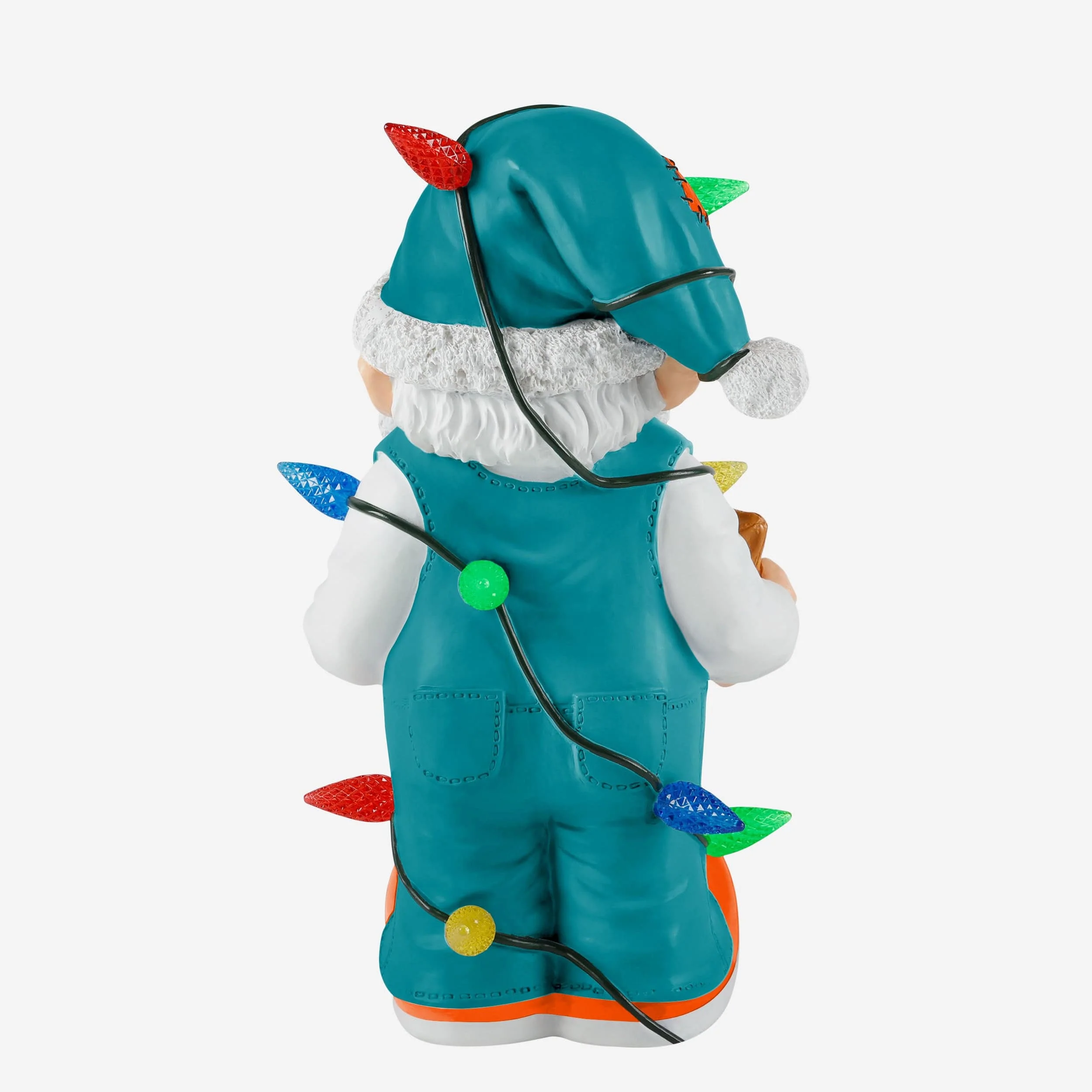 Miami Dolphins Light Up Holiday Gnome - Image 3