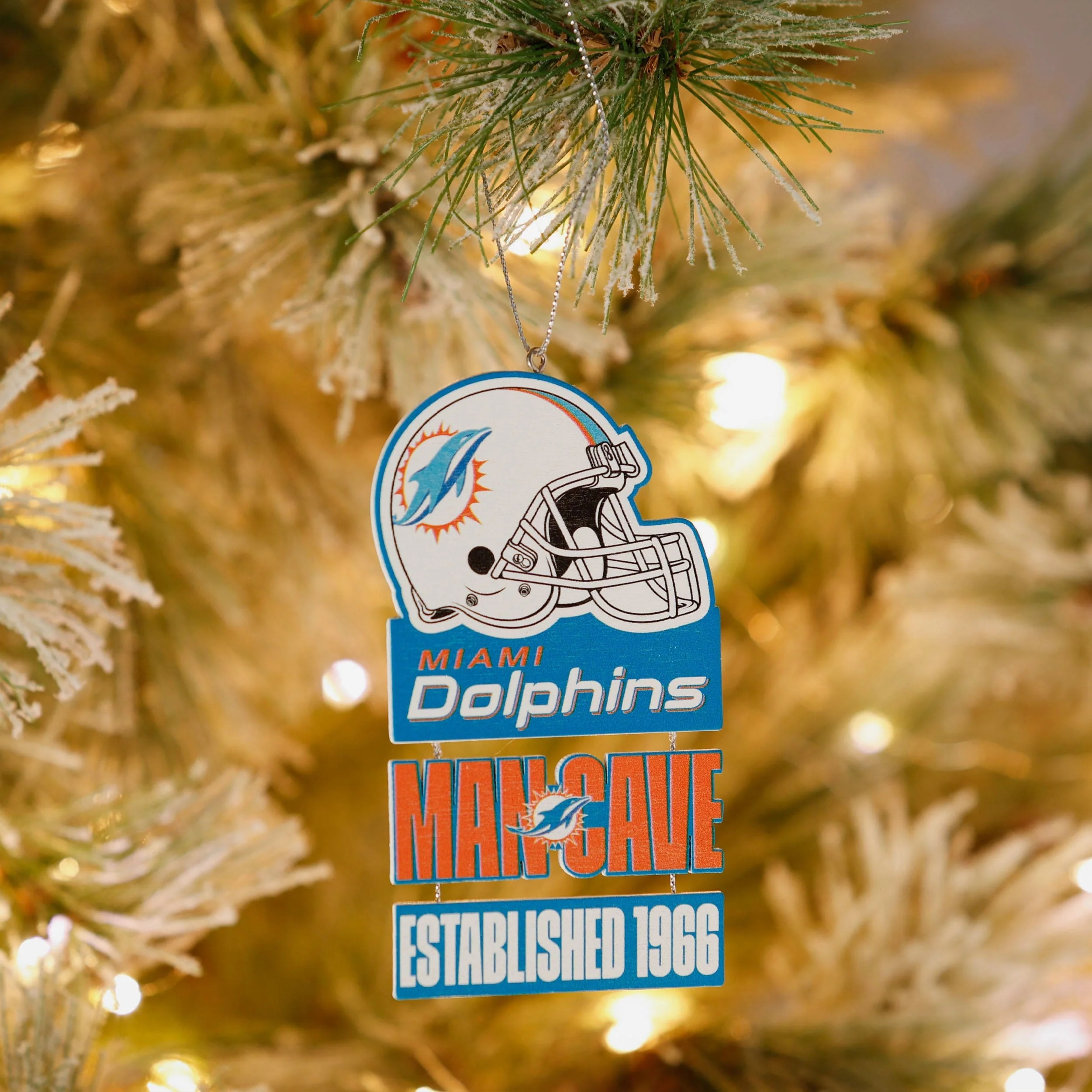 Miami Dolphins Mancave Sign Ornament - Image 3