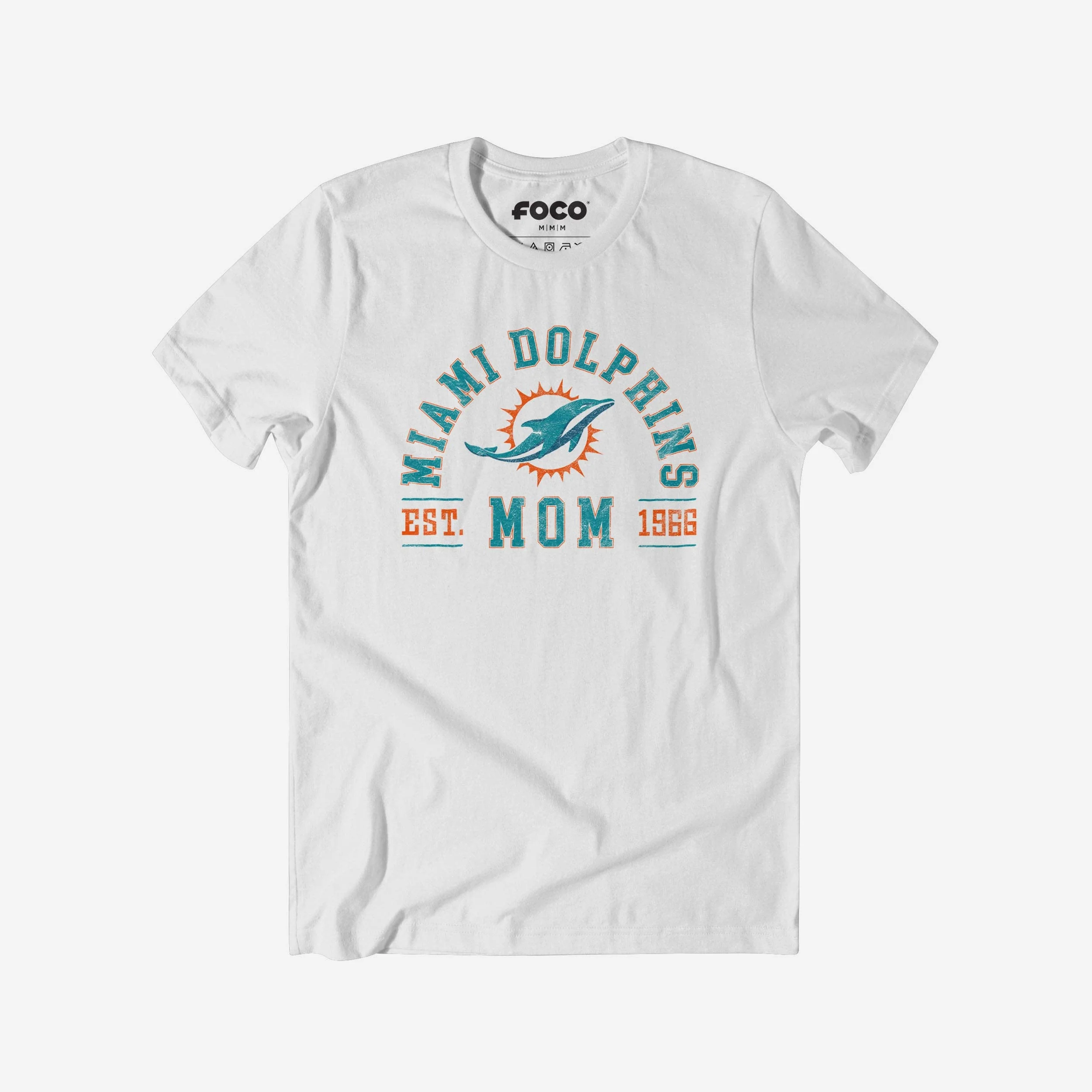 Miami Dolphins Mom Arched T-Shirt
