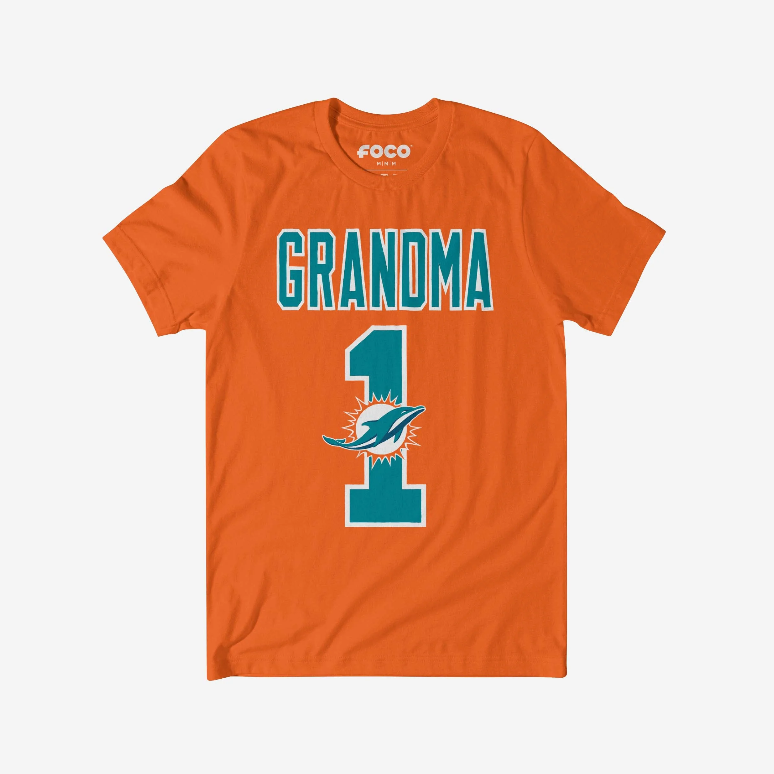 Miami Dolphins Number 1 Grandma T-Shirt
