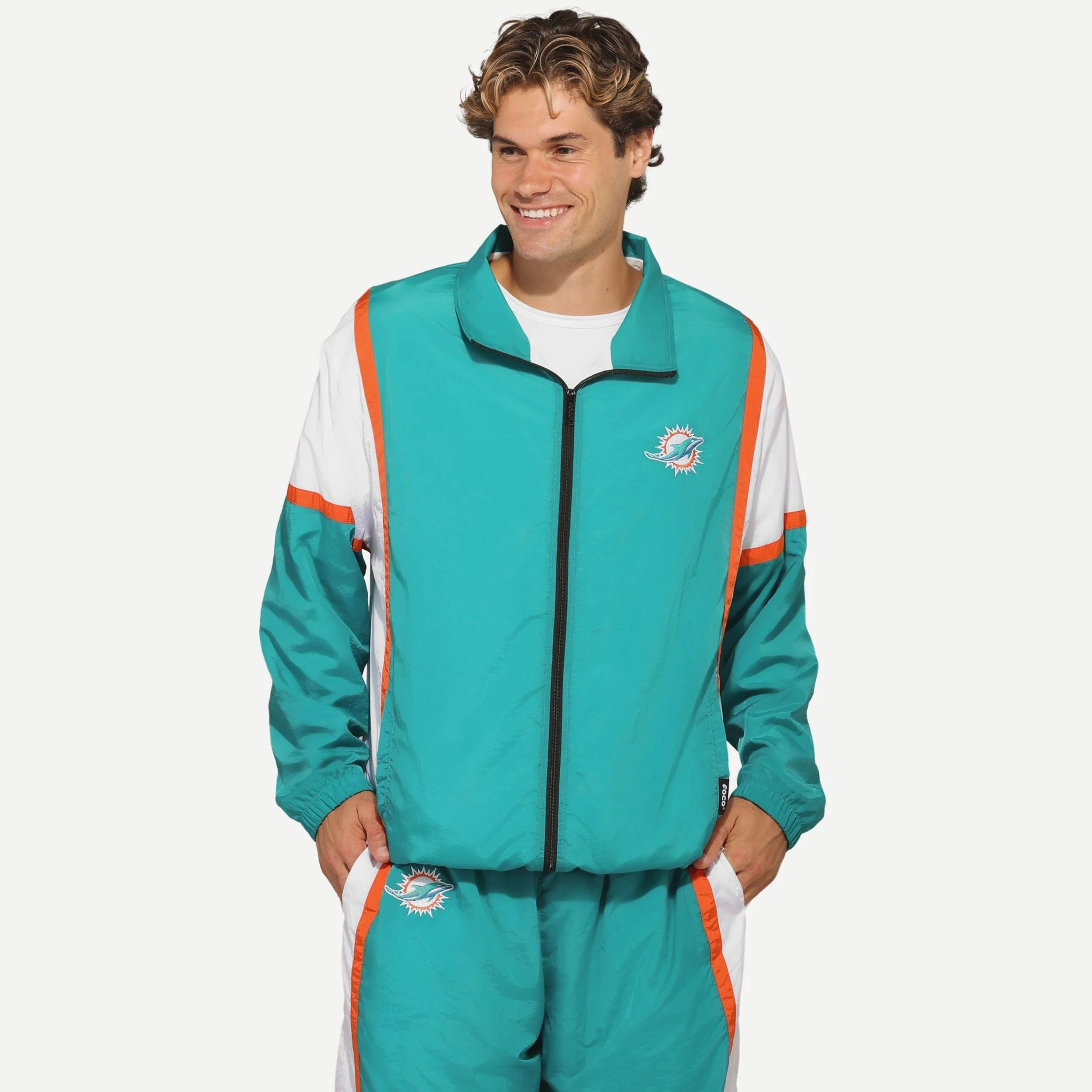 Miami Dolphins Nylon Crinkle Gameday Jacket