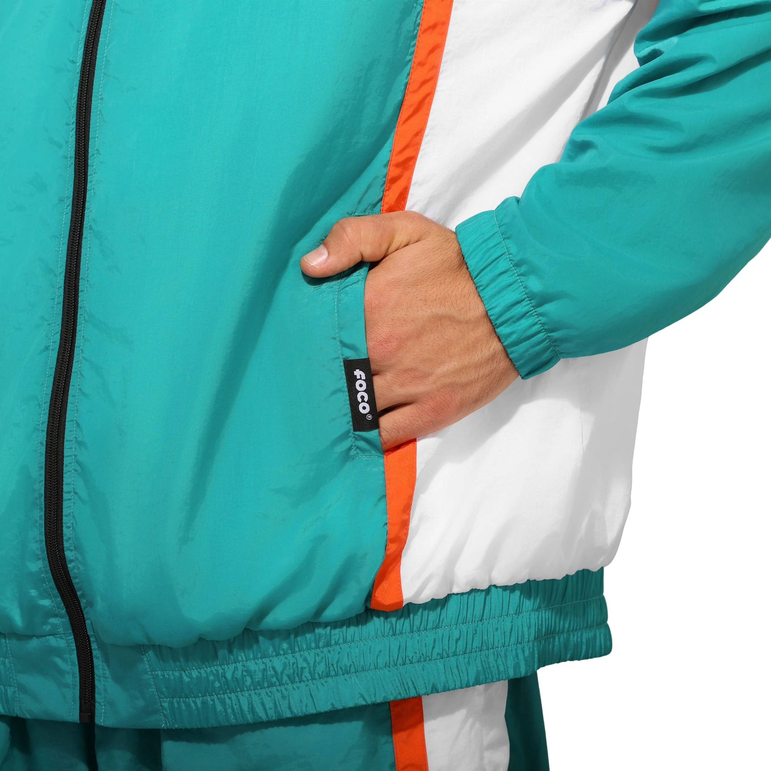 Miami Dolphins Nylon Crinkle Gameday Jacket - Image 4
