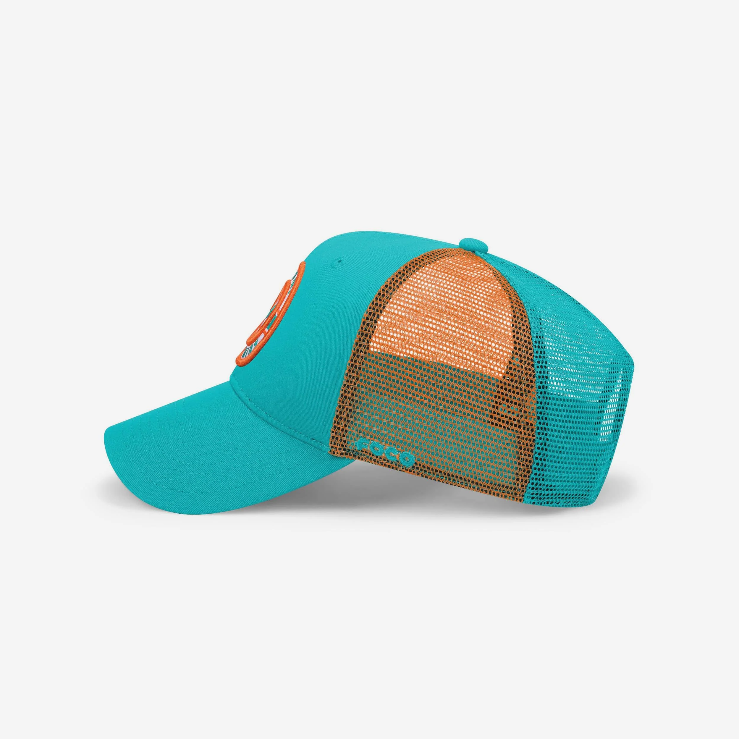 Miami Dolphins Patch Two Tone Trucker Cap - Image 2