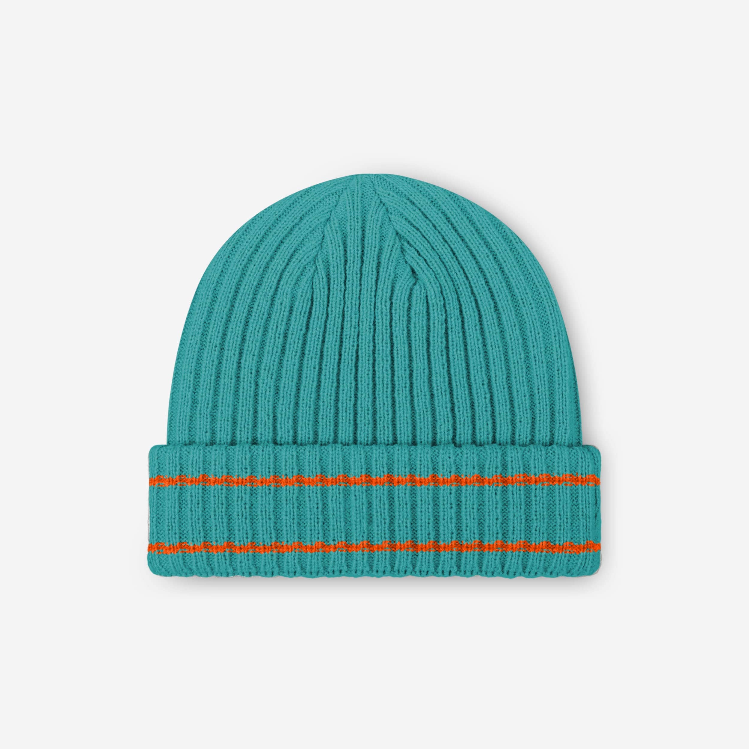 Miami Dolphins Primary Logo Ribbed Beanie - Image 2