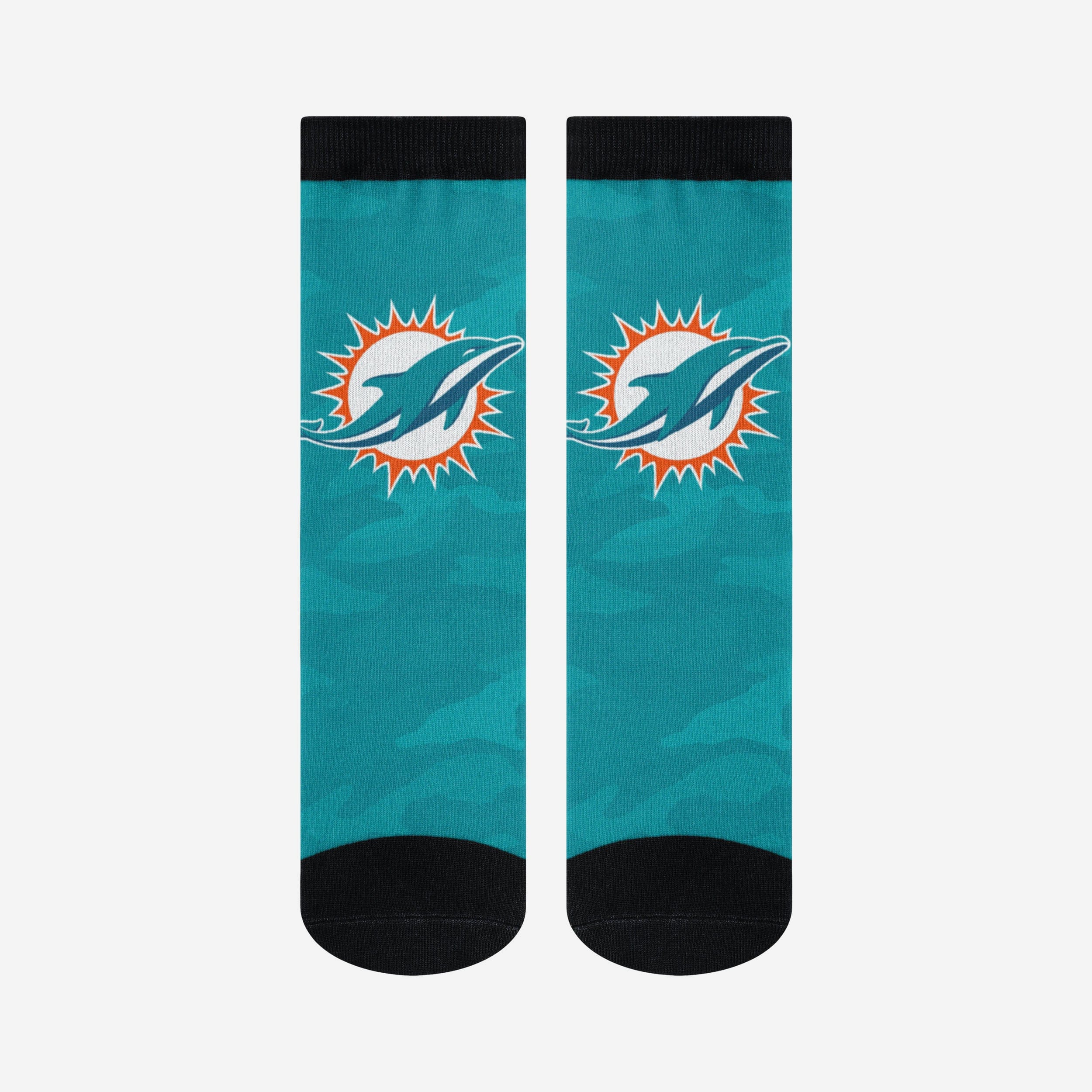 Miami Dolphins Printed Camo Socks - Image 3