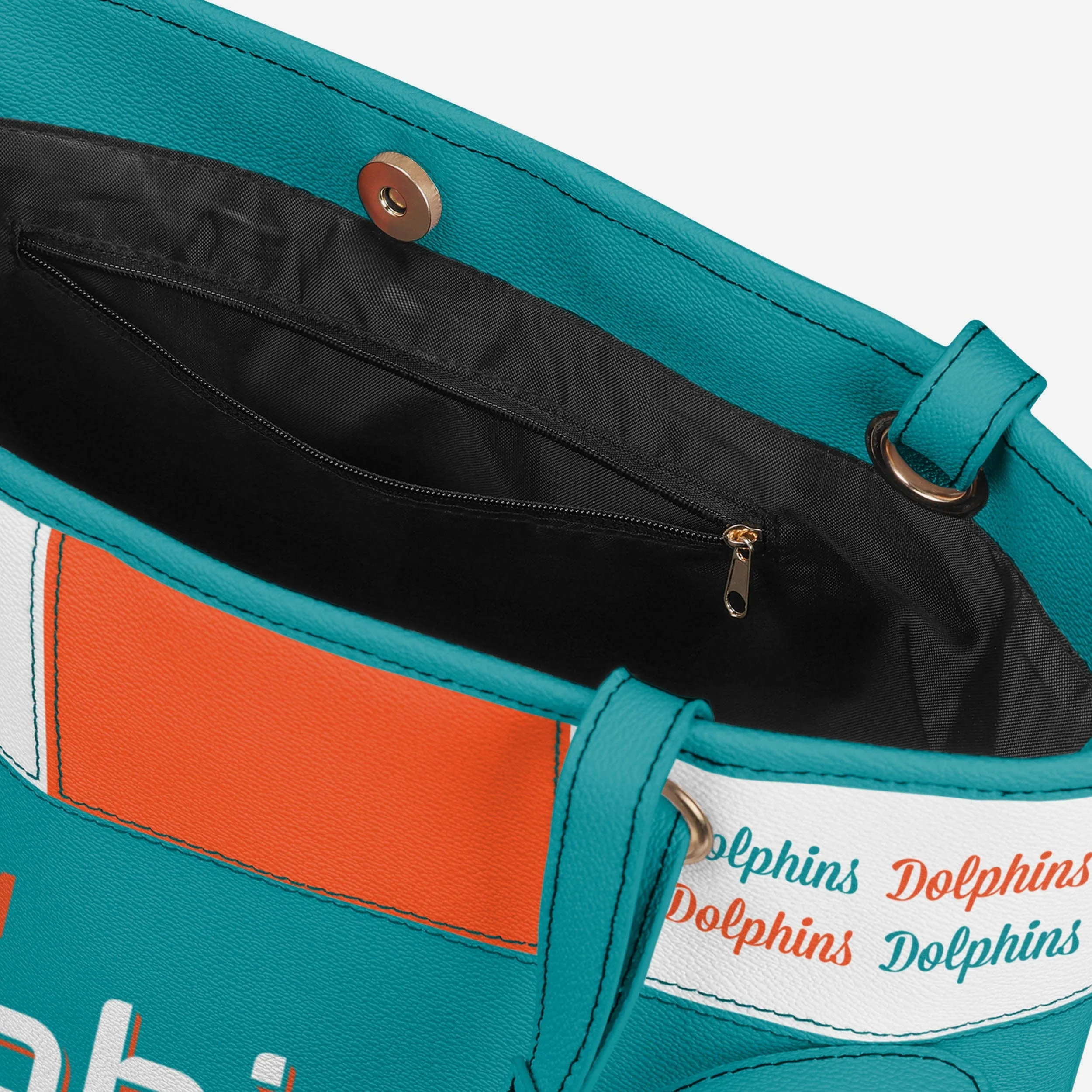 Miami Dolphins Printed Collage Tote - Image 4