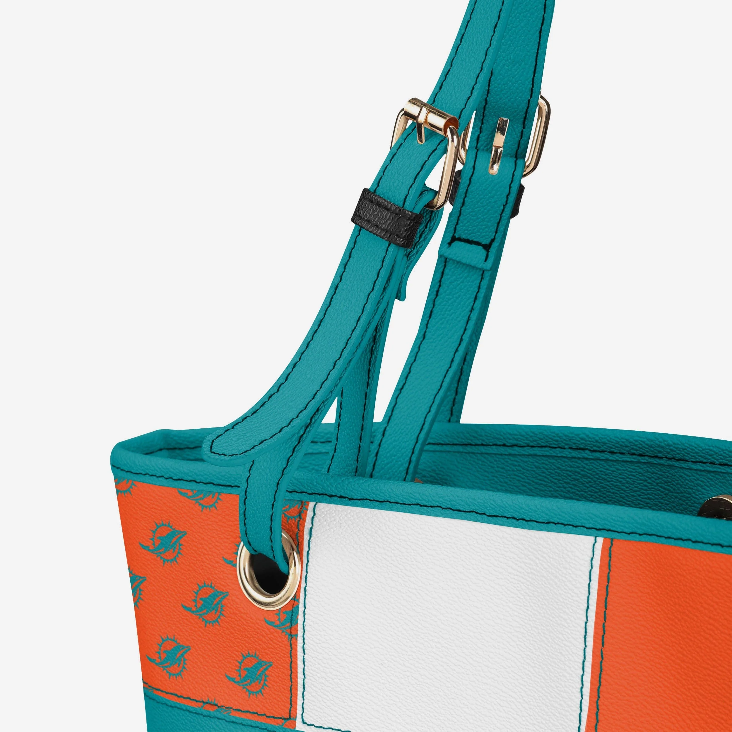 Miami Dolphins Printed Collage Tote - Image 5