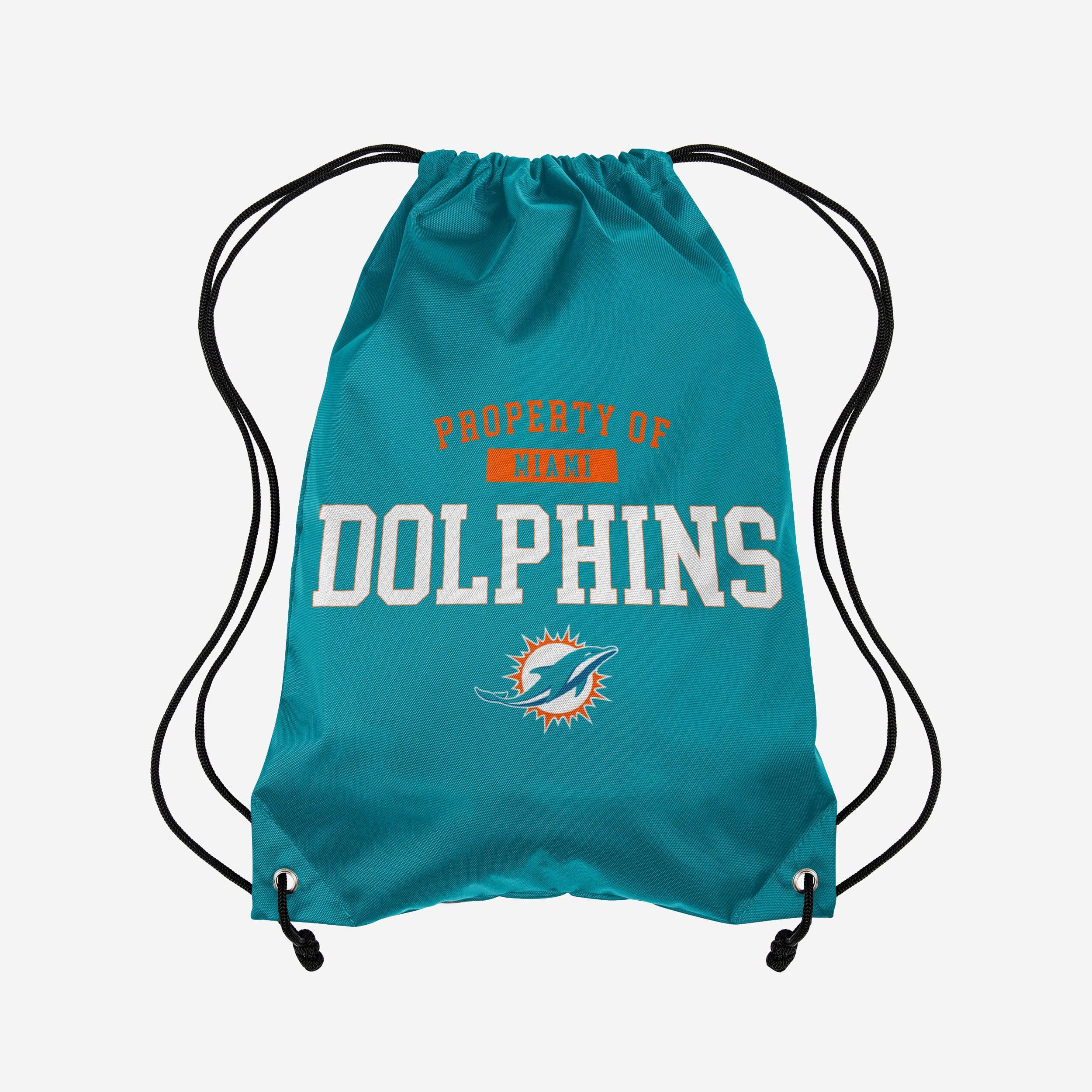 Miami Dolphins Property Of Drawstring Backpack