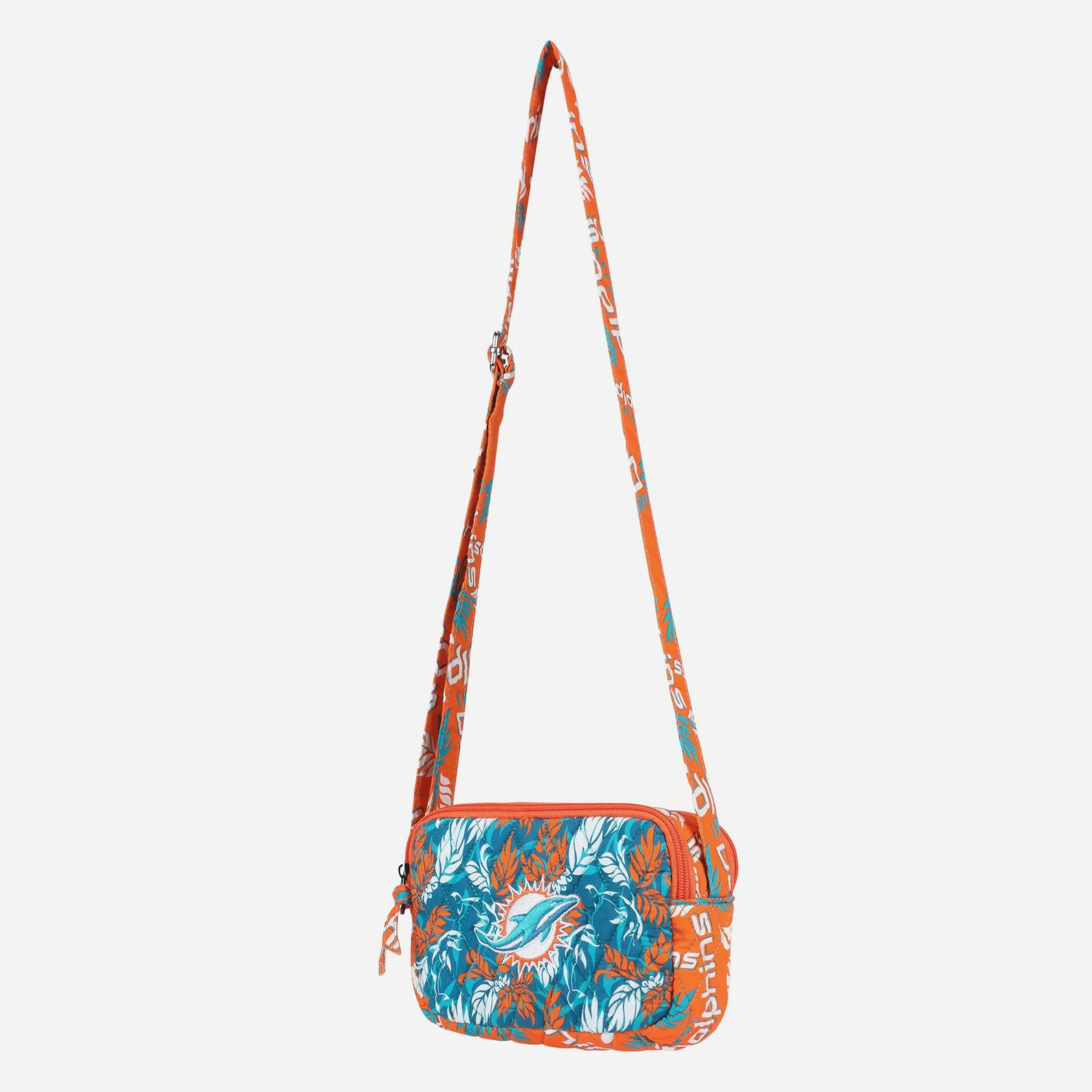 Miami Dolphins Quilted Crossbody Bag - Image 3