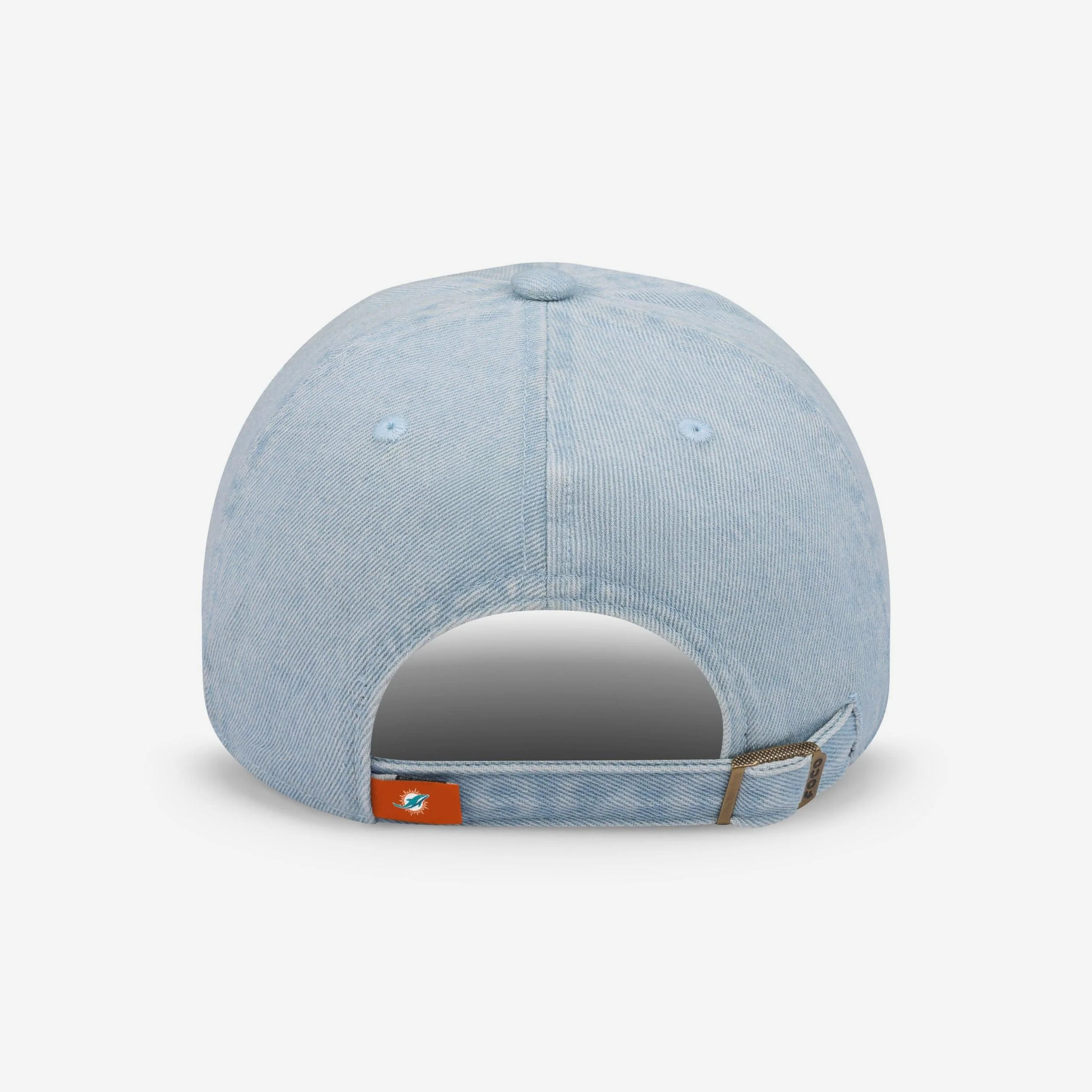Miami Dolphins Rhinestone Logo Denim Casual Cap - Image 4
