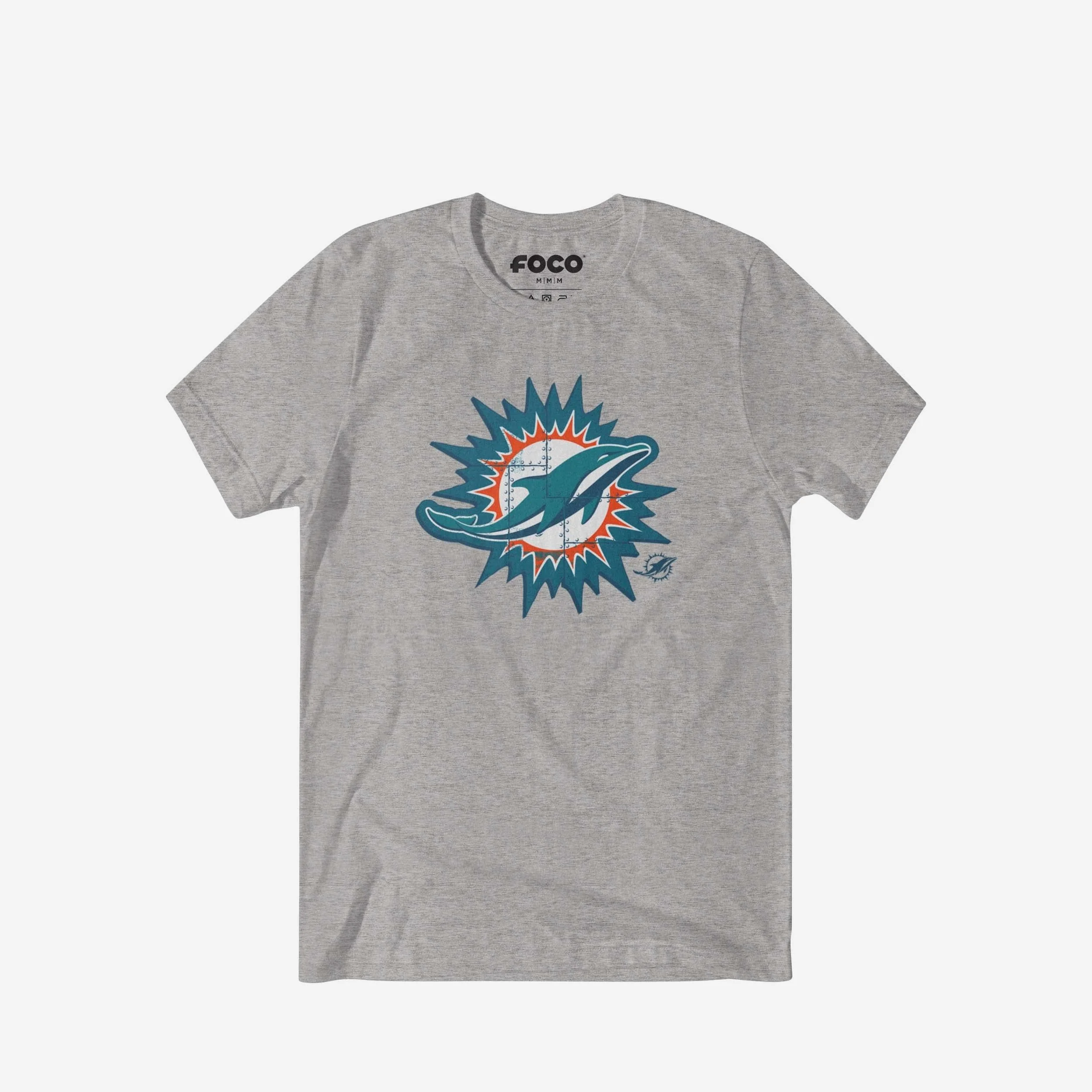 Miami Dolphins Rivet Logo T-Shirt