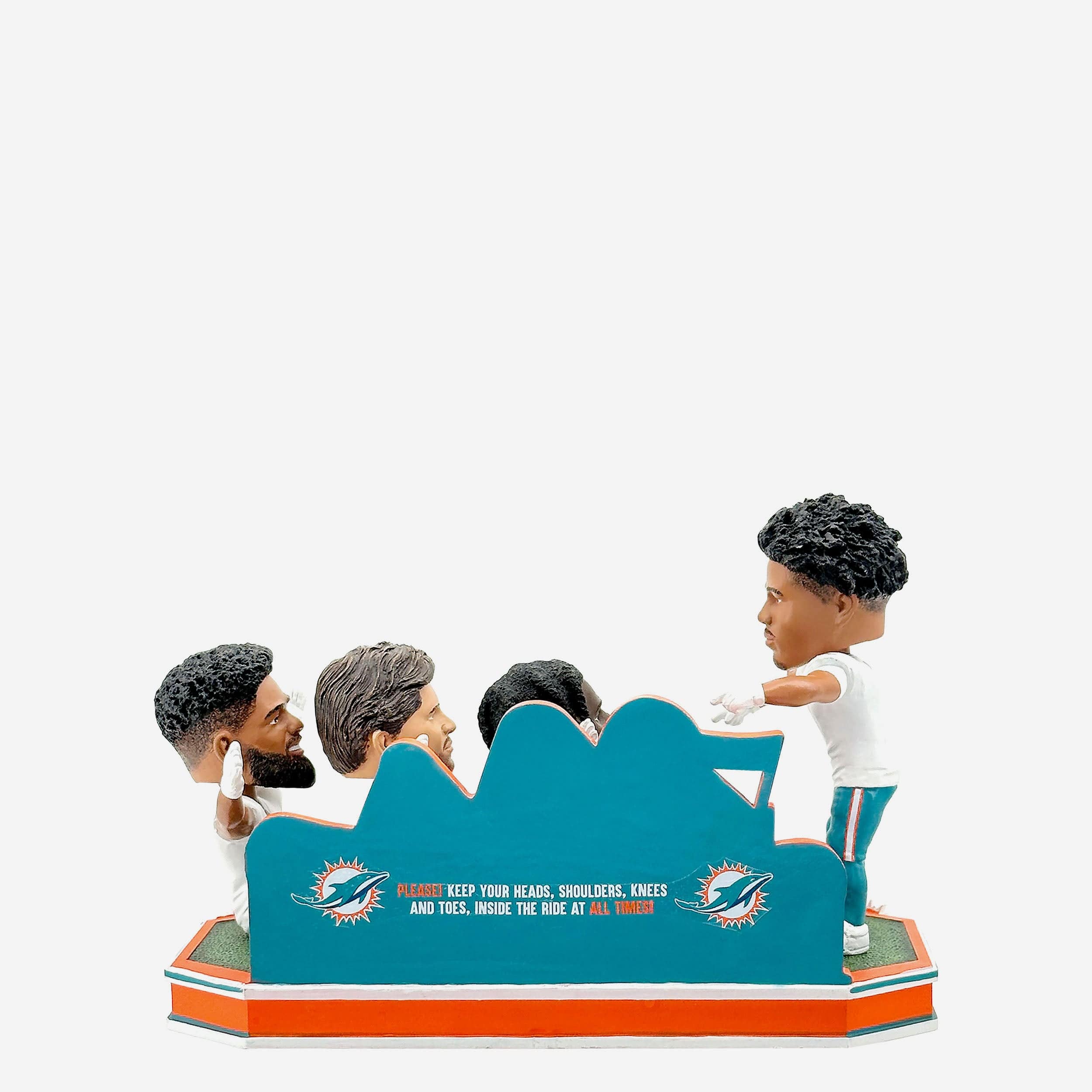 Miami Dolphins Roller Coaster Touchdown Celebration Mini Bobblehead Scene - Image 5