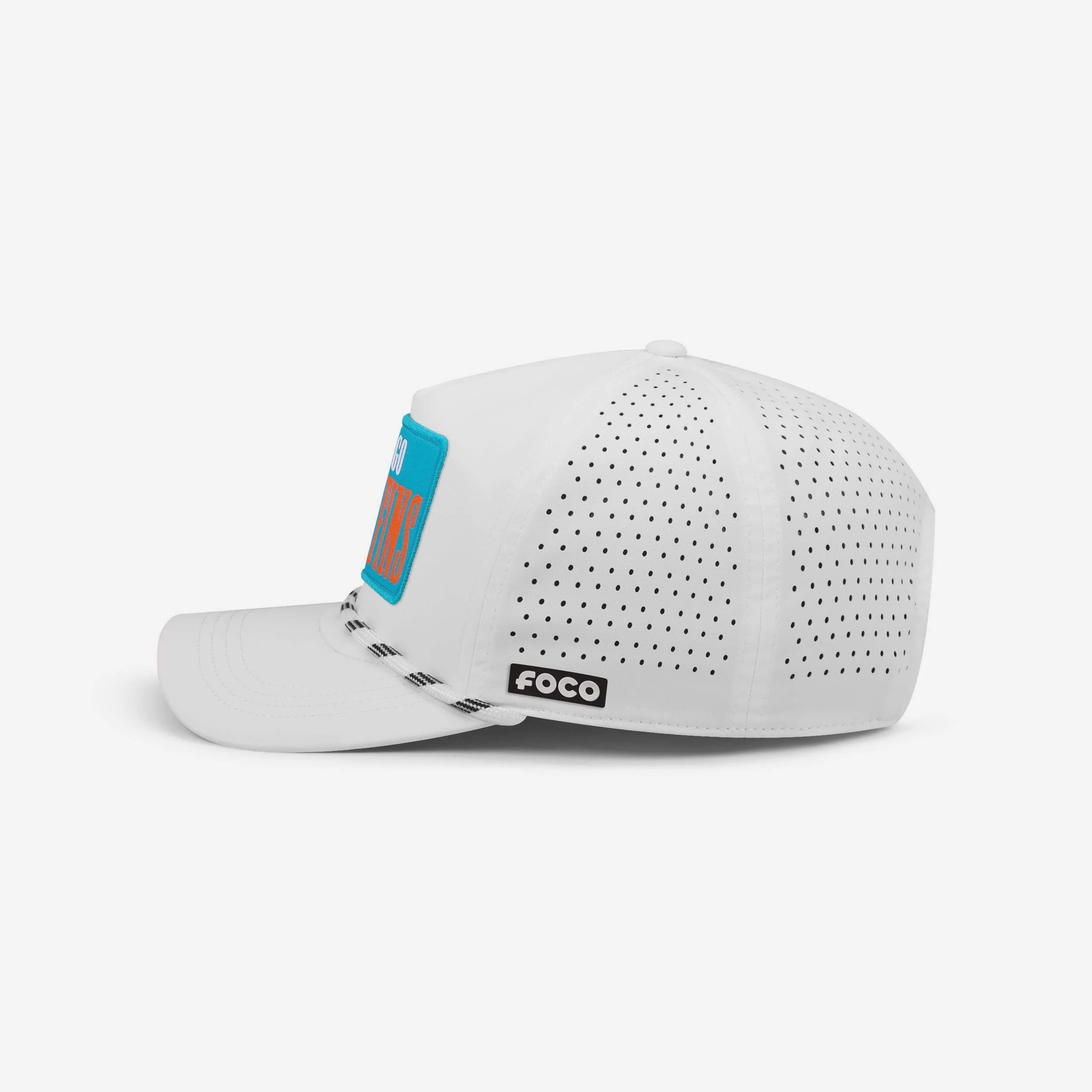 Miami Dolphins Slogan Patch Poly Pro Marquee RF Cap - Image 2