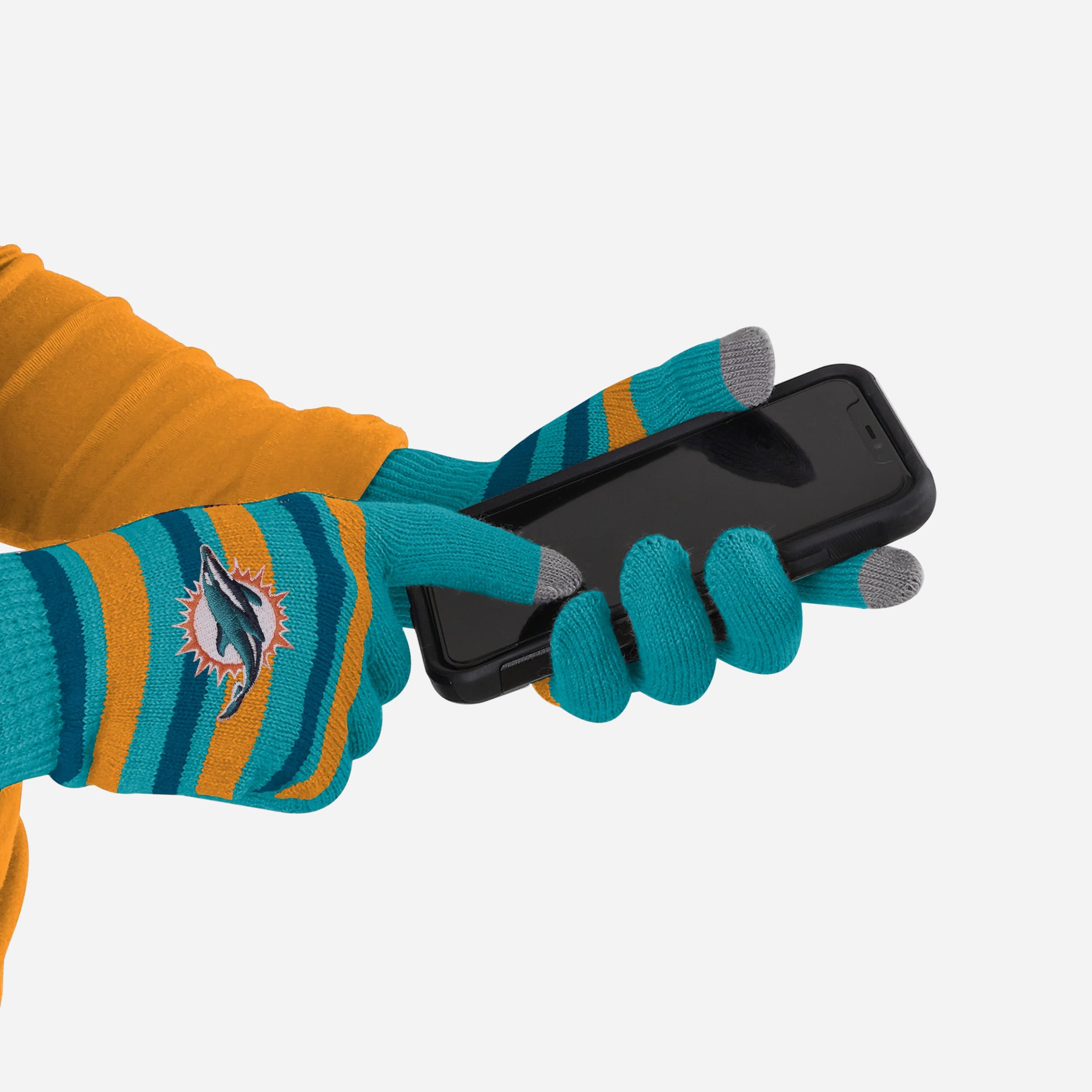 Miami Dolphins Stretch Gloves - Image 2