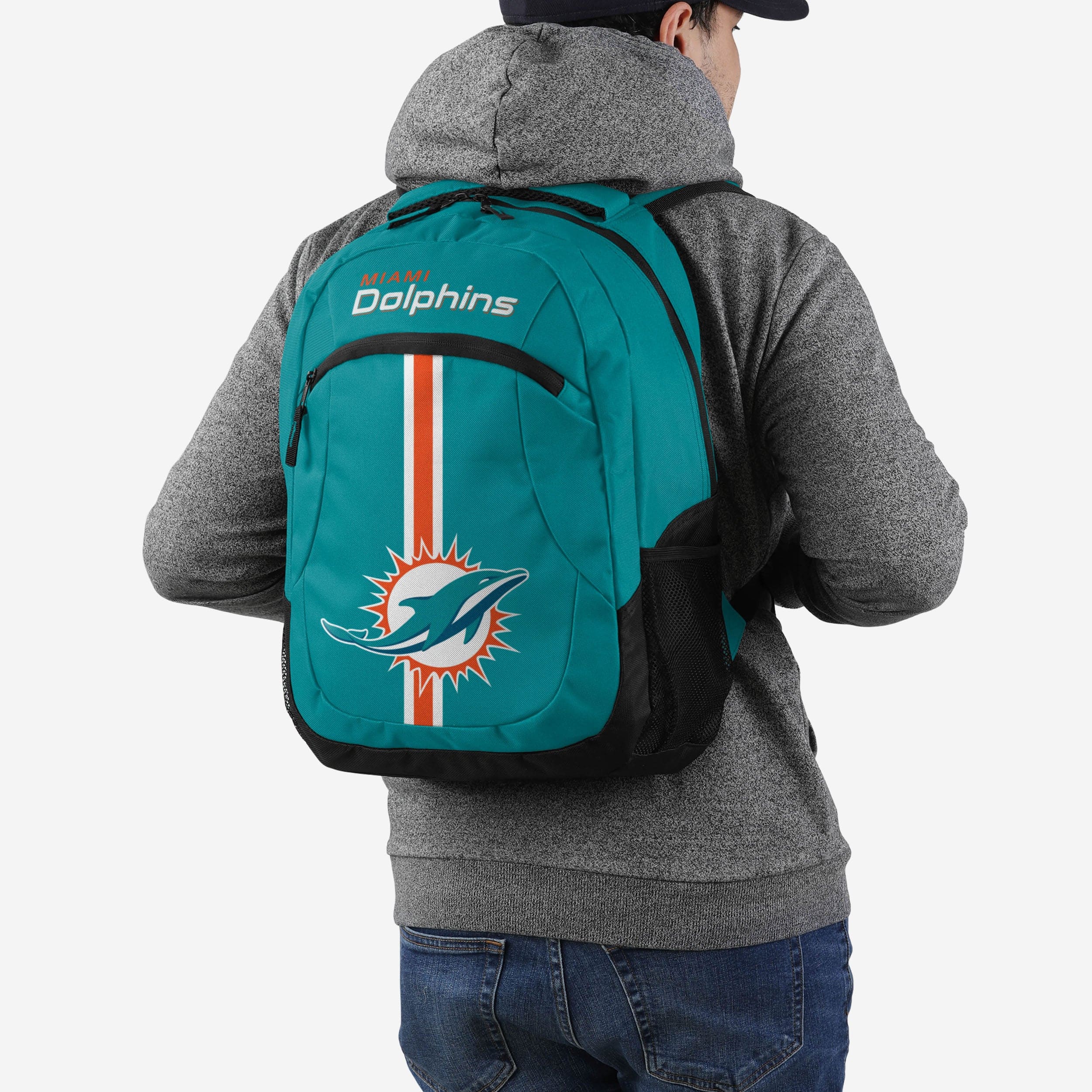 Miami Dolphins Teal Alternate Color Action Backpack - Image 5
