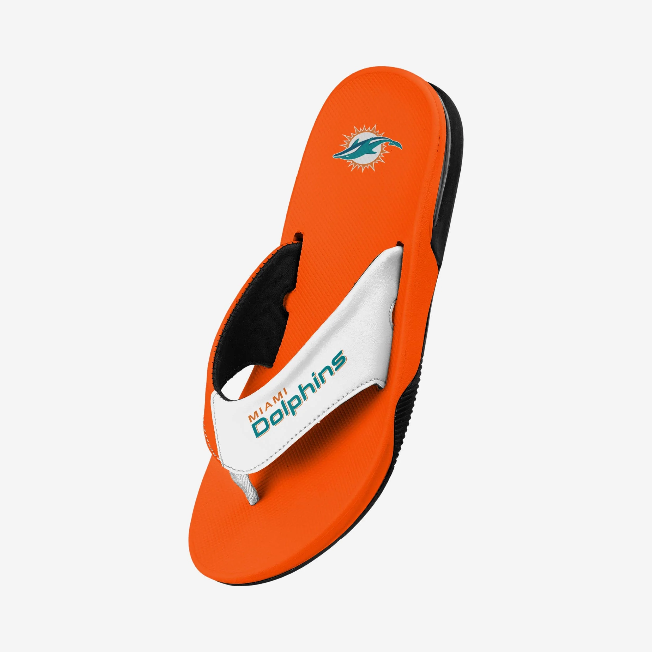 Miami Dolphins Team Color Contour Flip Flop - Image 2