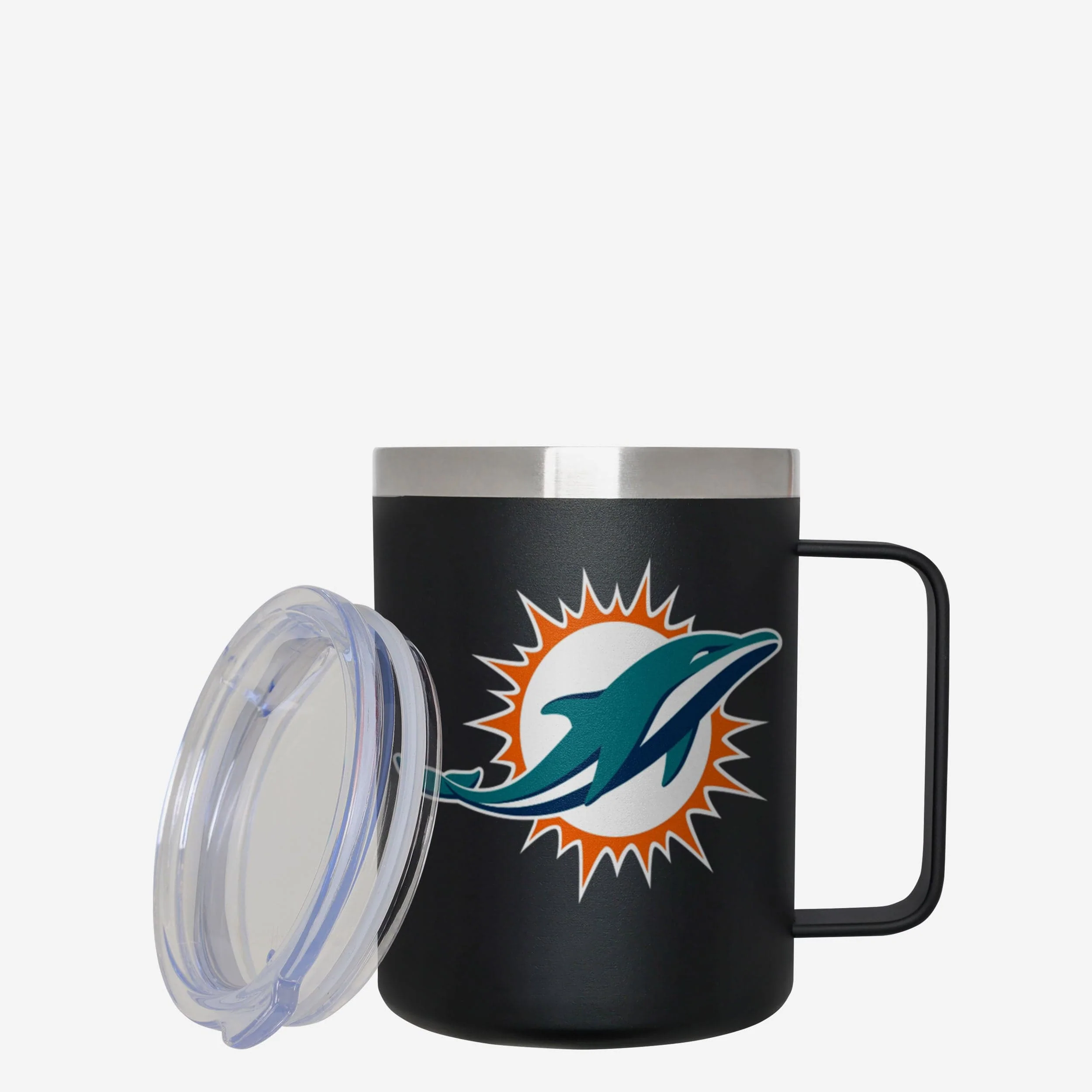 Miami Dolphins Team Color Insulated Stainless Steel Mug - Image 3