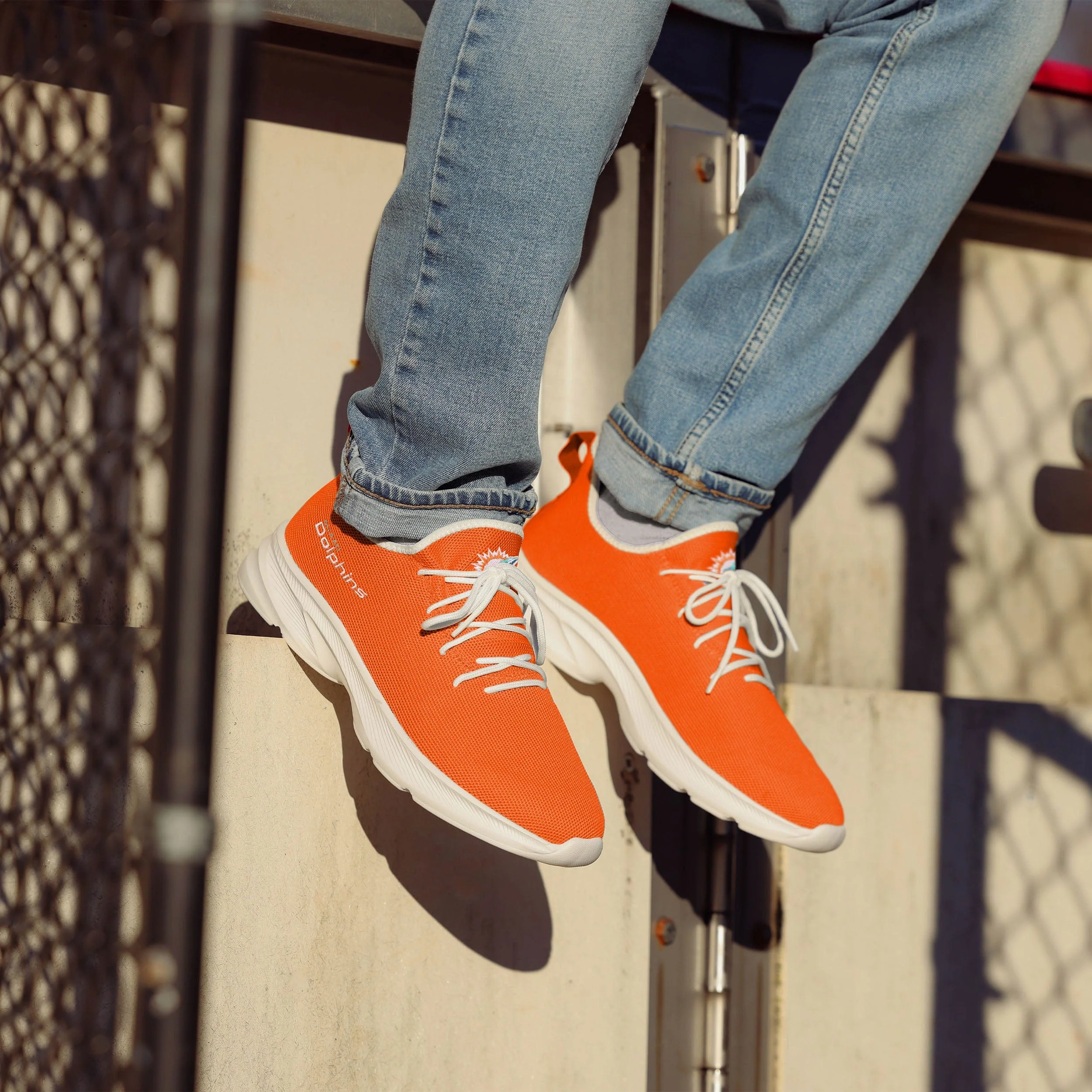 Miami Dolphins Team Color Sneakers - Image 3
