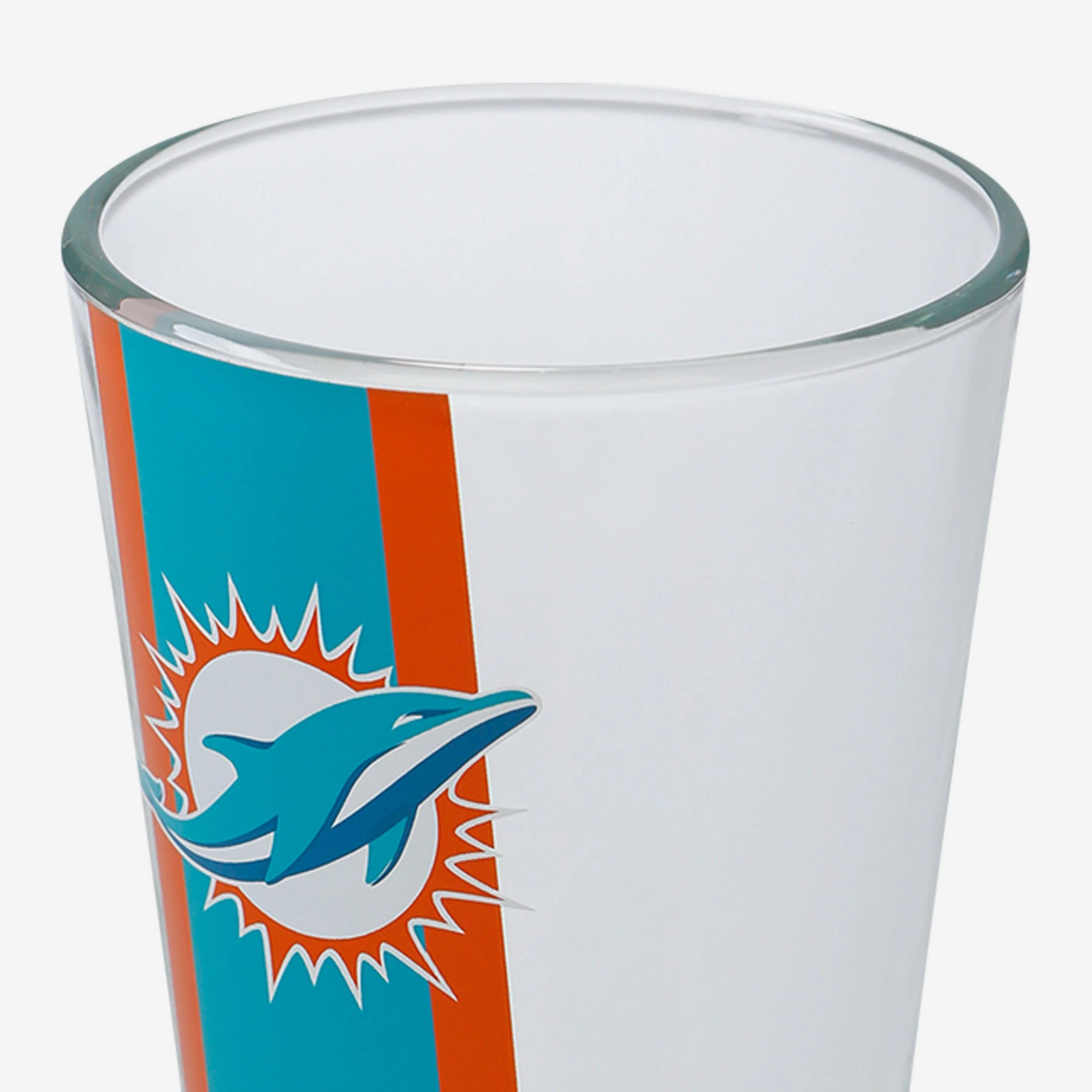 Miami Dolphins Team Stripe Pint Glass - Image 4