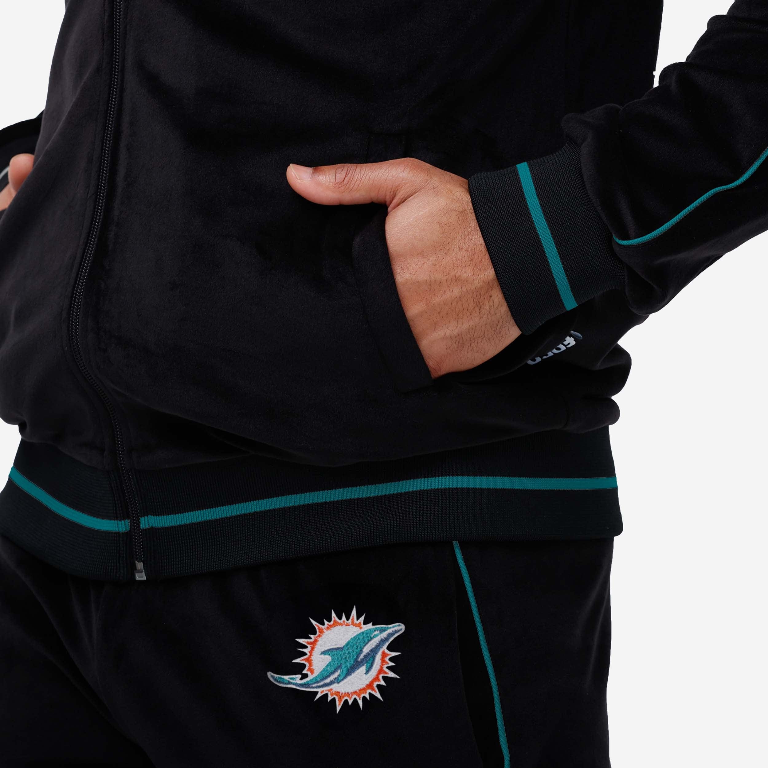 Miami Dolphins Velour Zip Up Top - Image 4