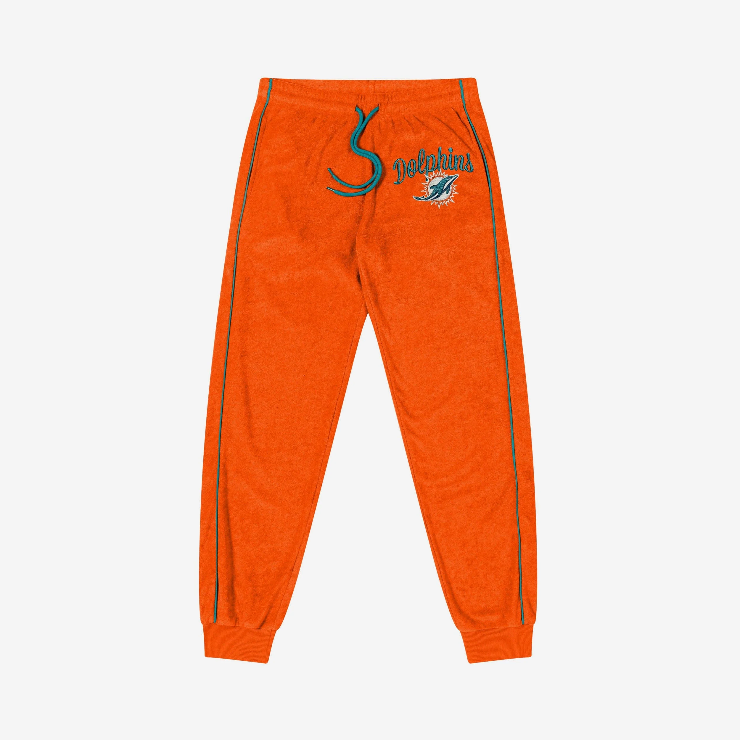 Miami Dolphins Womens Terry Knit Joggers - Image 4