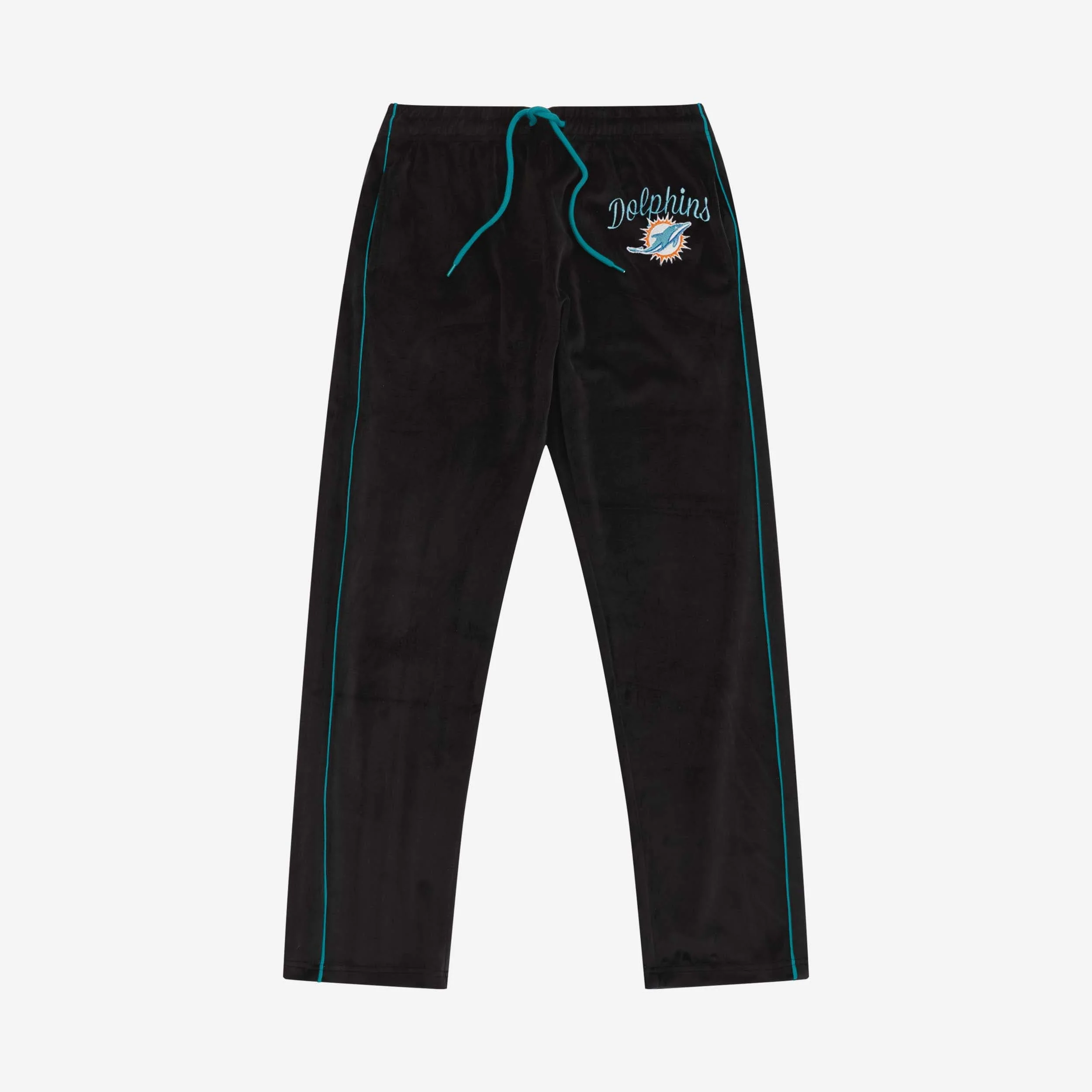 Miami Dolphins Womens Velour Pants - Image 4