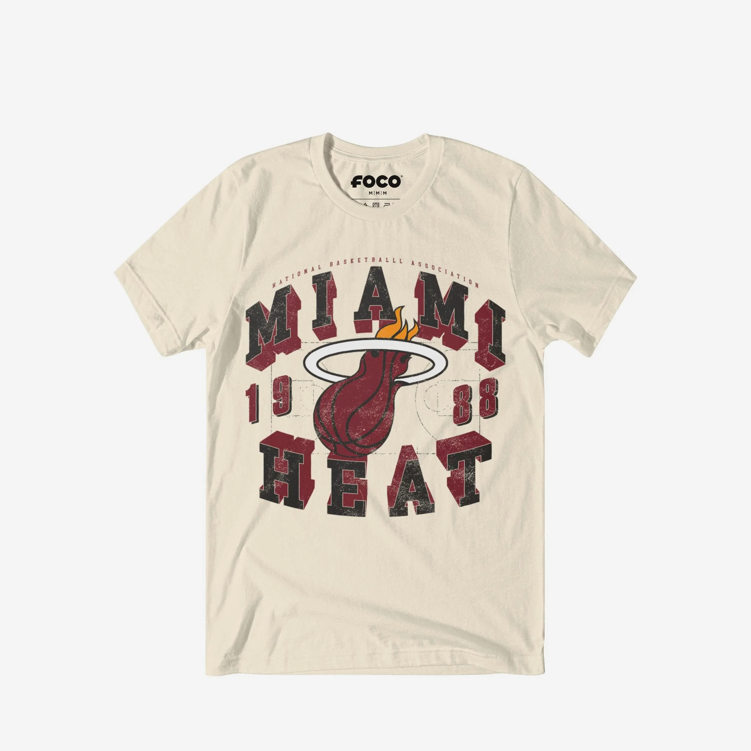 Miami Heat Court Arched Wordmark T-Shirt