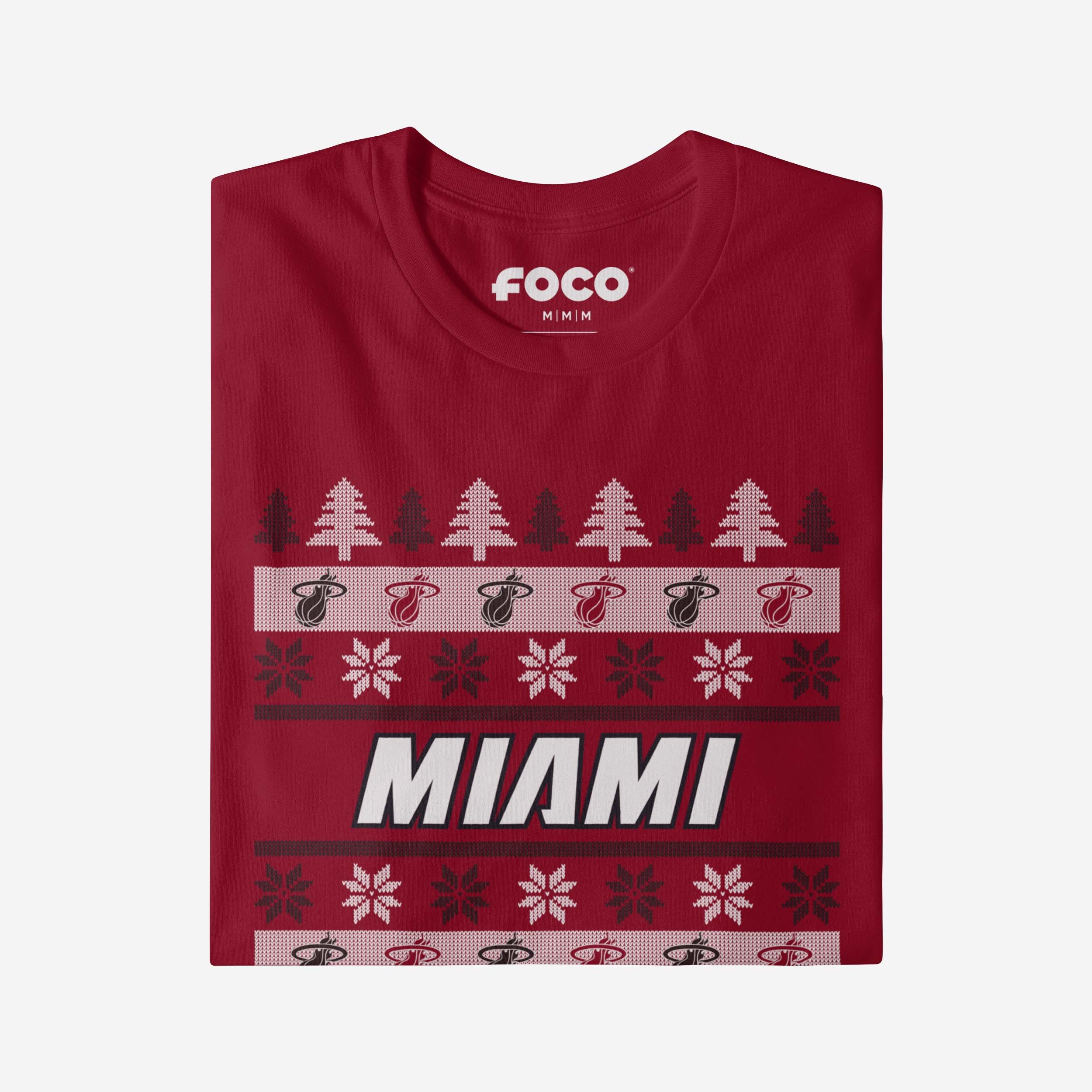 Miami Heat Holiday Sweater T-Shirt - Image 4
