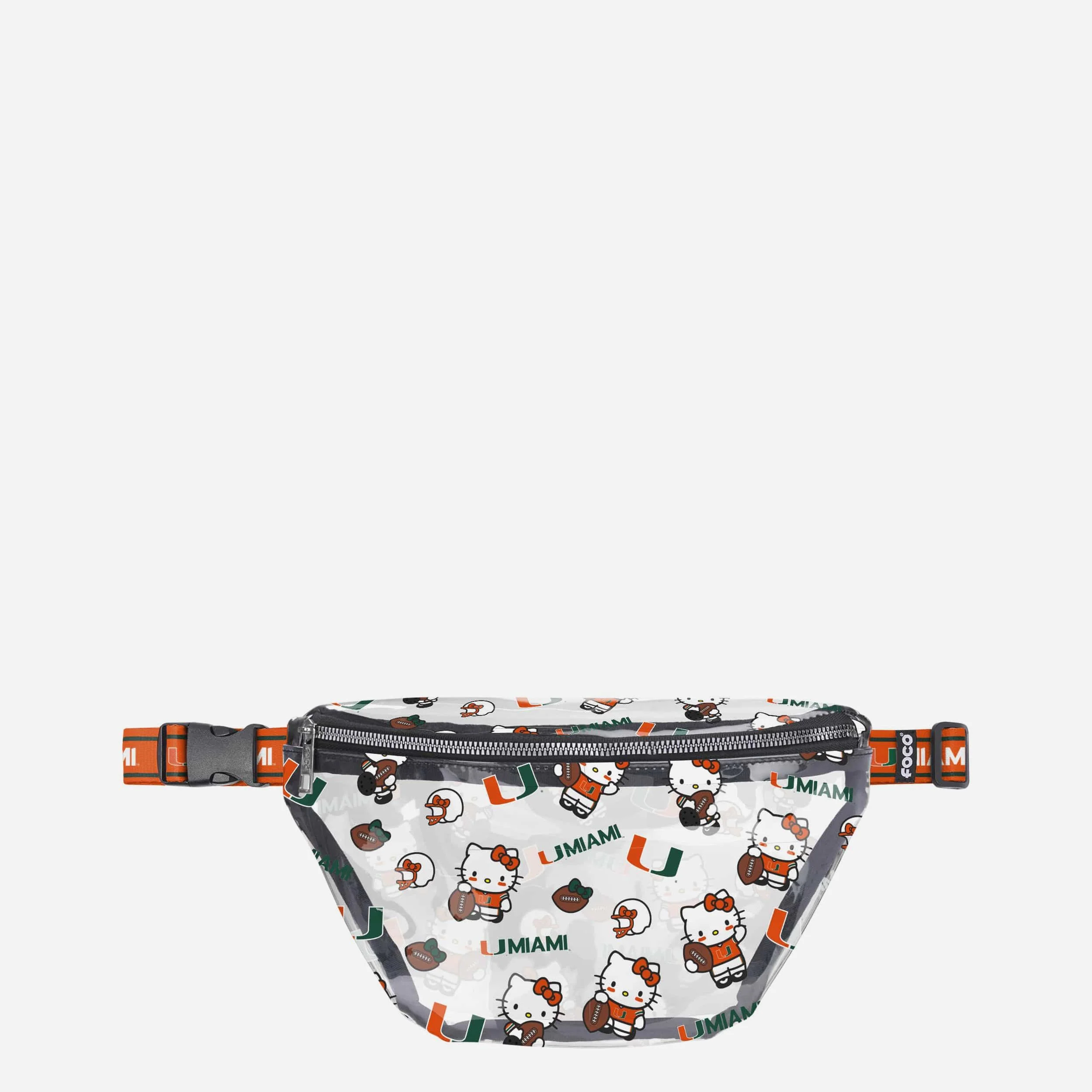 Miami Hurricanes Hello Kitty® Clear Fanny Pack