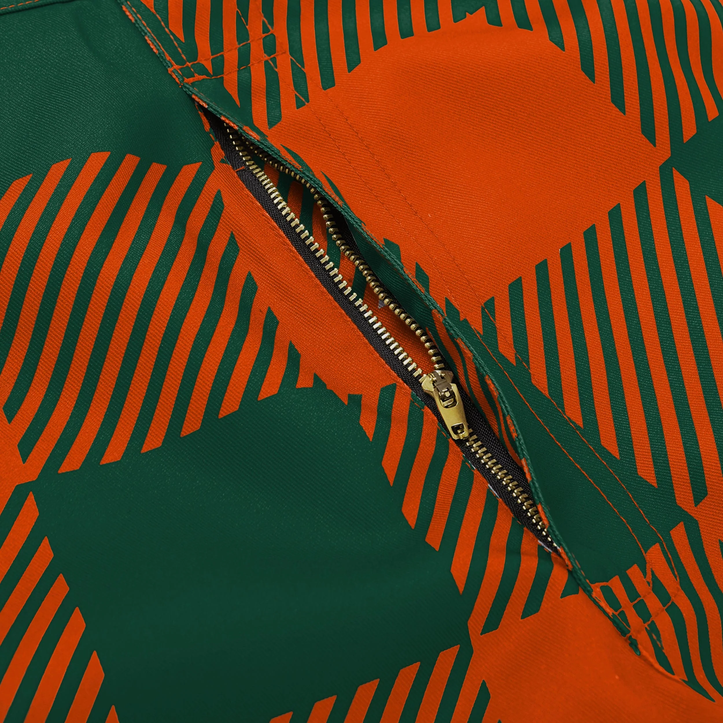 Miami Hurricanes Mens Plaid Bib Overalls - Image 6