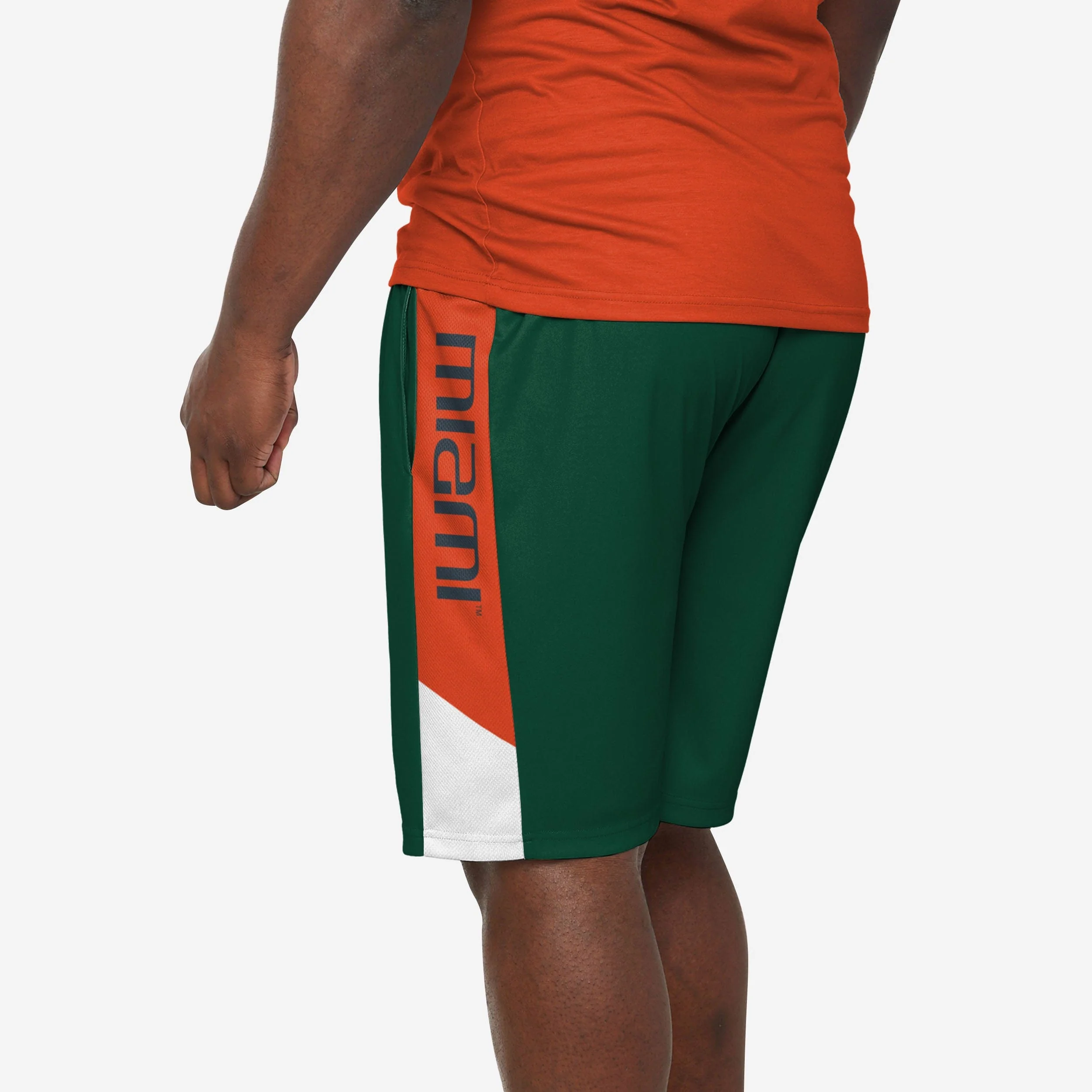 Miami Hurricanes Side Stripe Training Shorts - Image 2