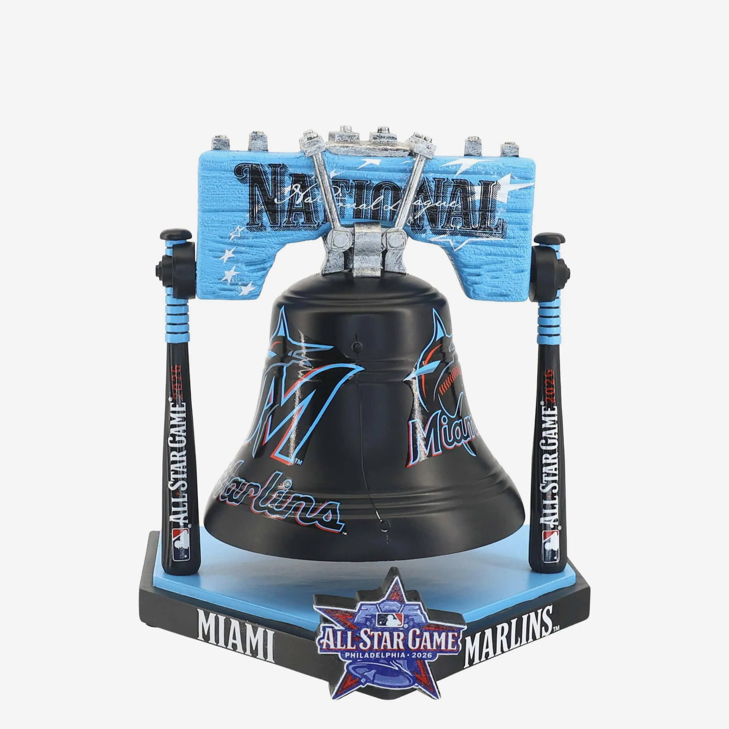 Miami Marlins 2026 MLB All Star Liberty Bell Figurine