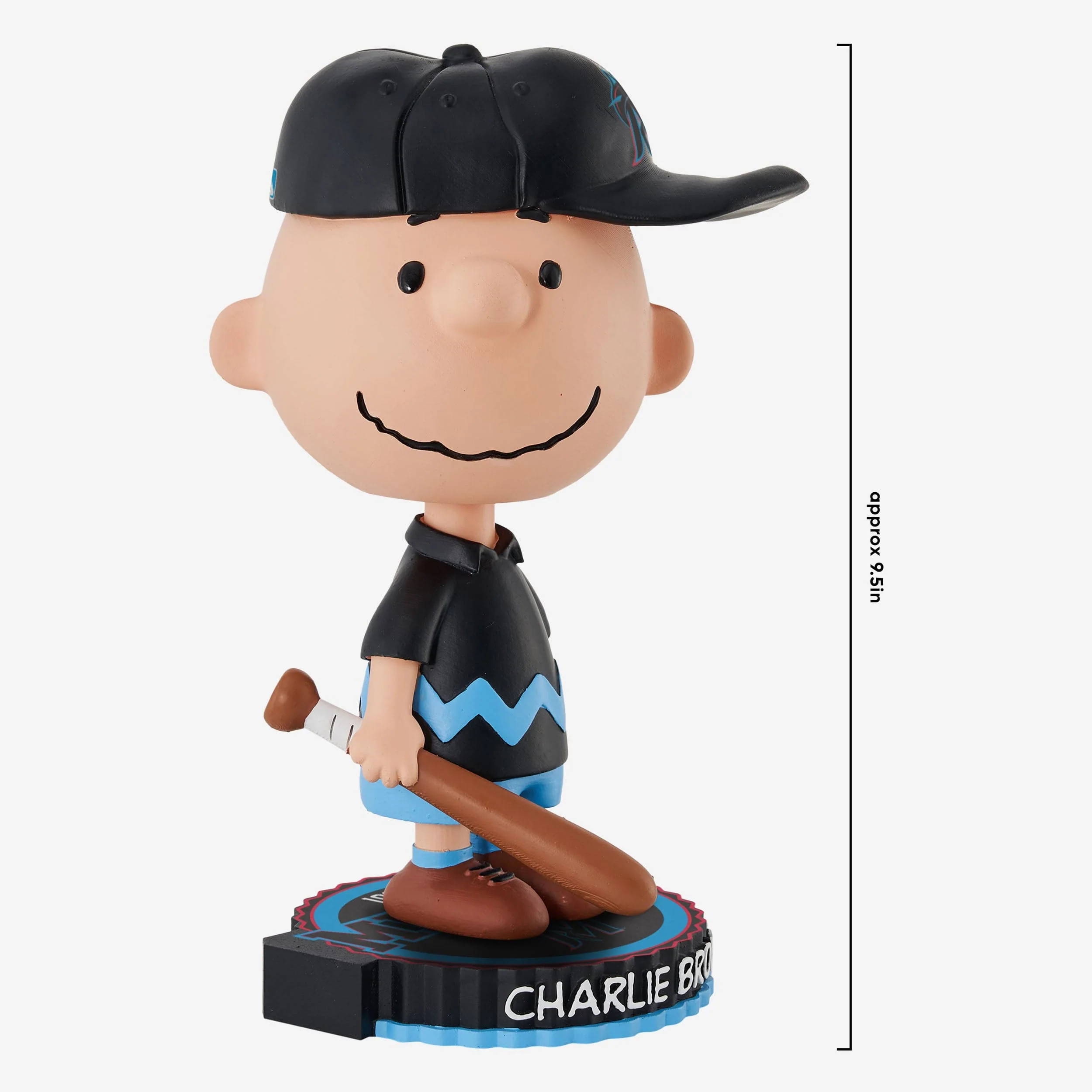 Miami Marlins Charlie Brown Peanuts Bighead Bobblehead - Image 4