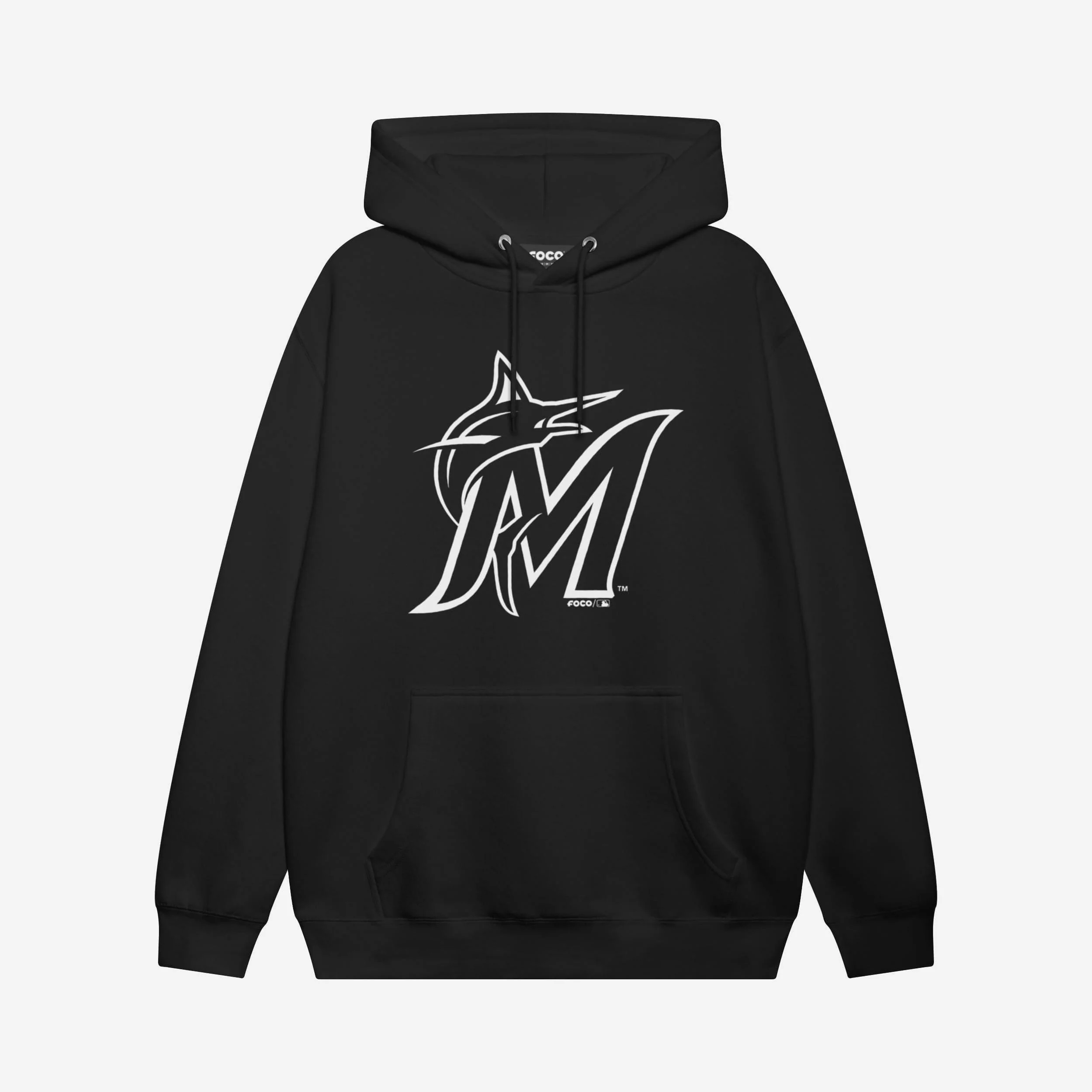 Miami Marlins White Logo Hoodie