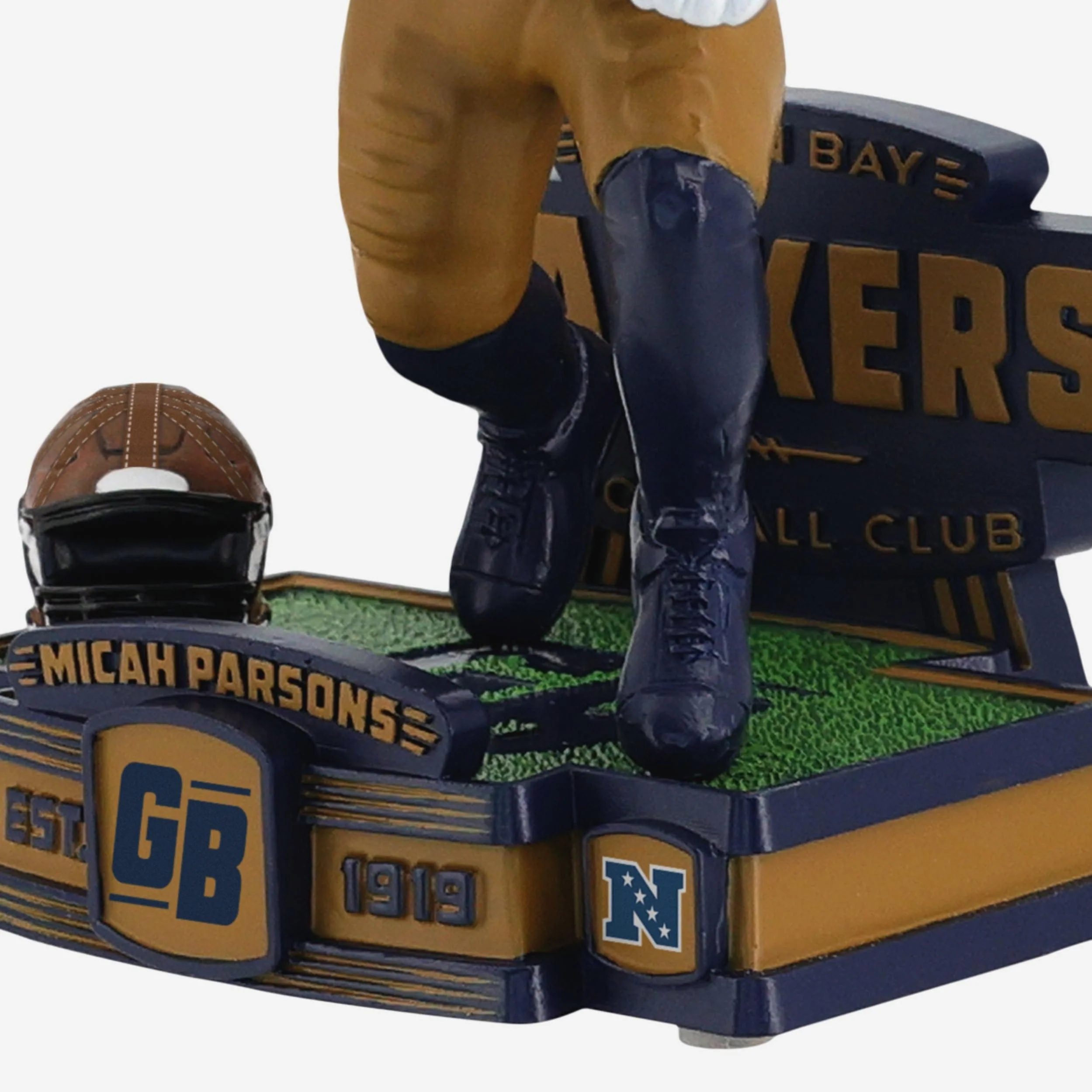 Micah Parsons Green Bay Packers Alternate Uniform Bobblehead - Image 3