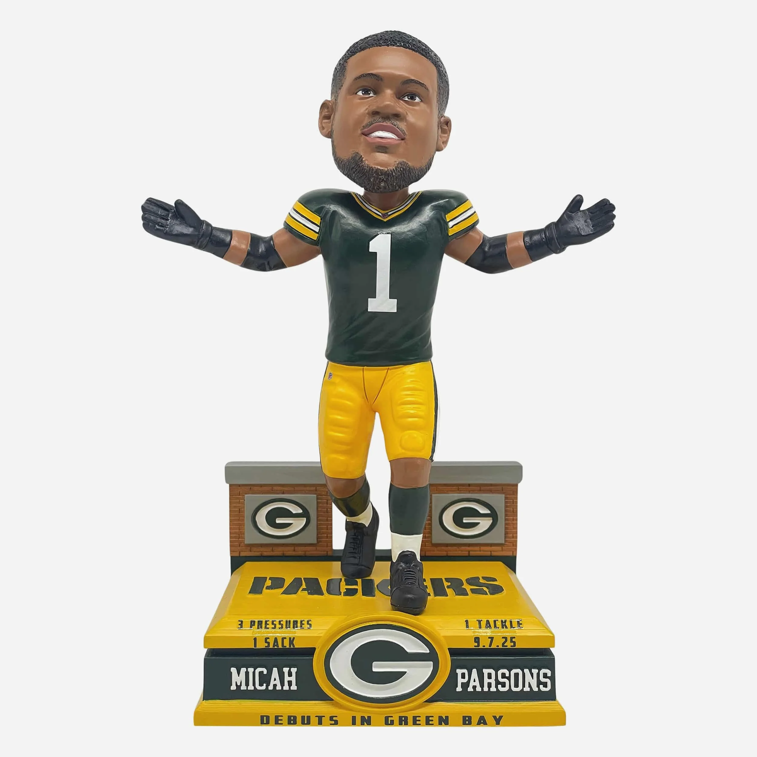 Micah Parsons Green Bay Packers Debut Gamebreaker Bobblehead