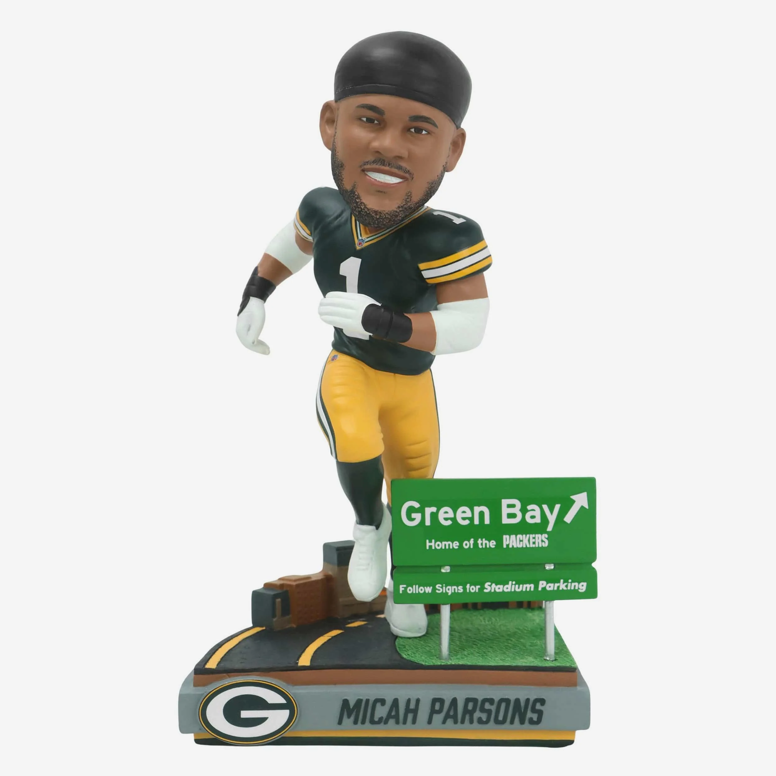 Micah Parsons Green Bay Packers Next Stop Bobblehead