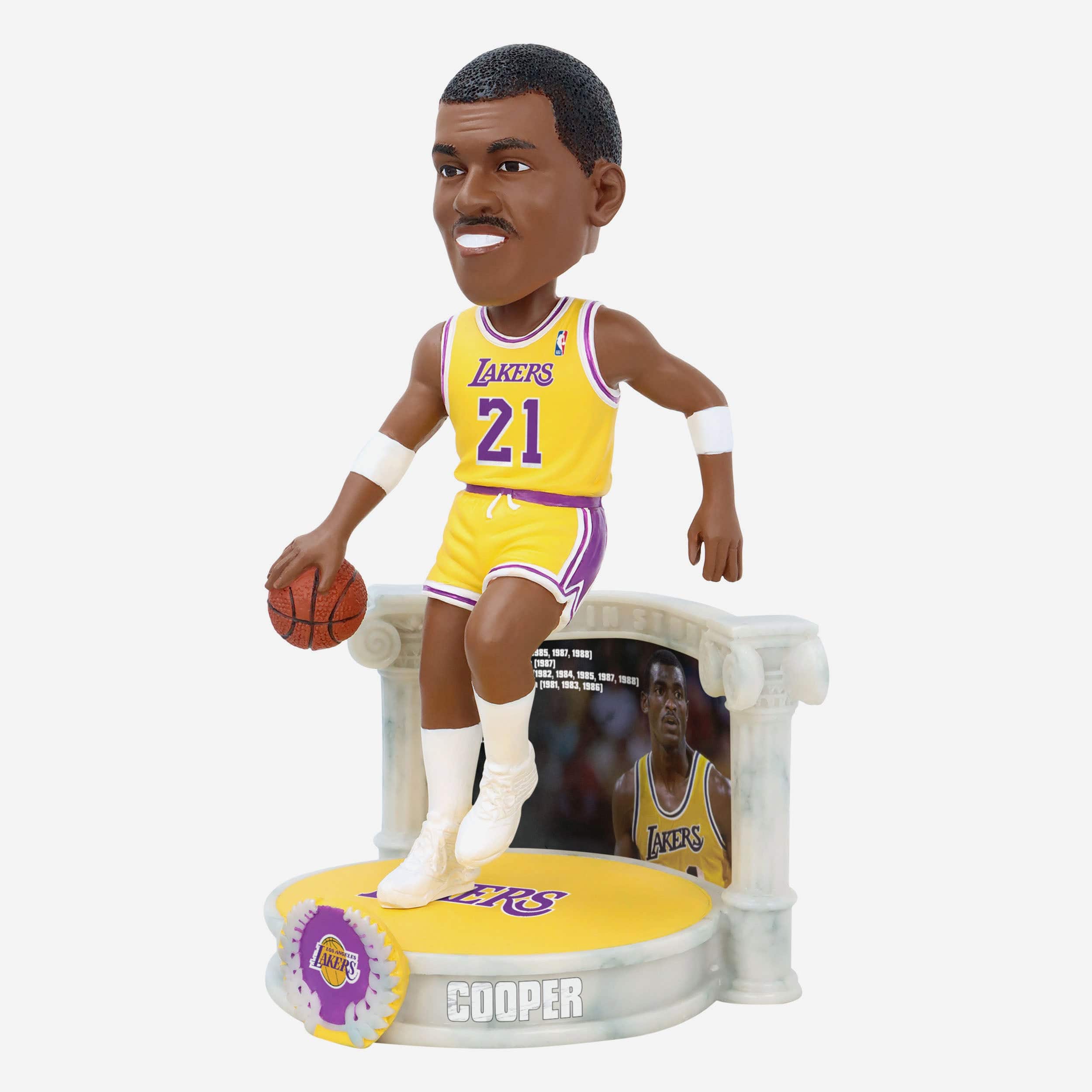 Michael Cooper Los Angeles Lakers Career Retrospective Bobblehead - Image 4