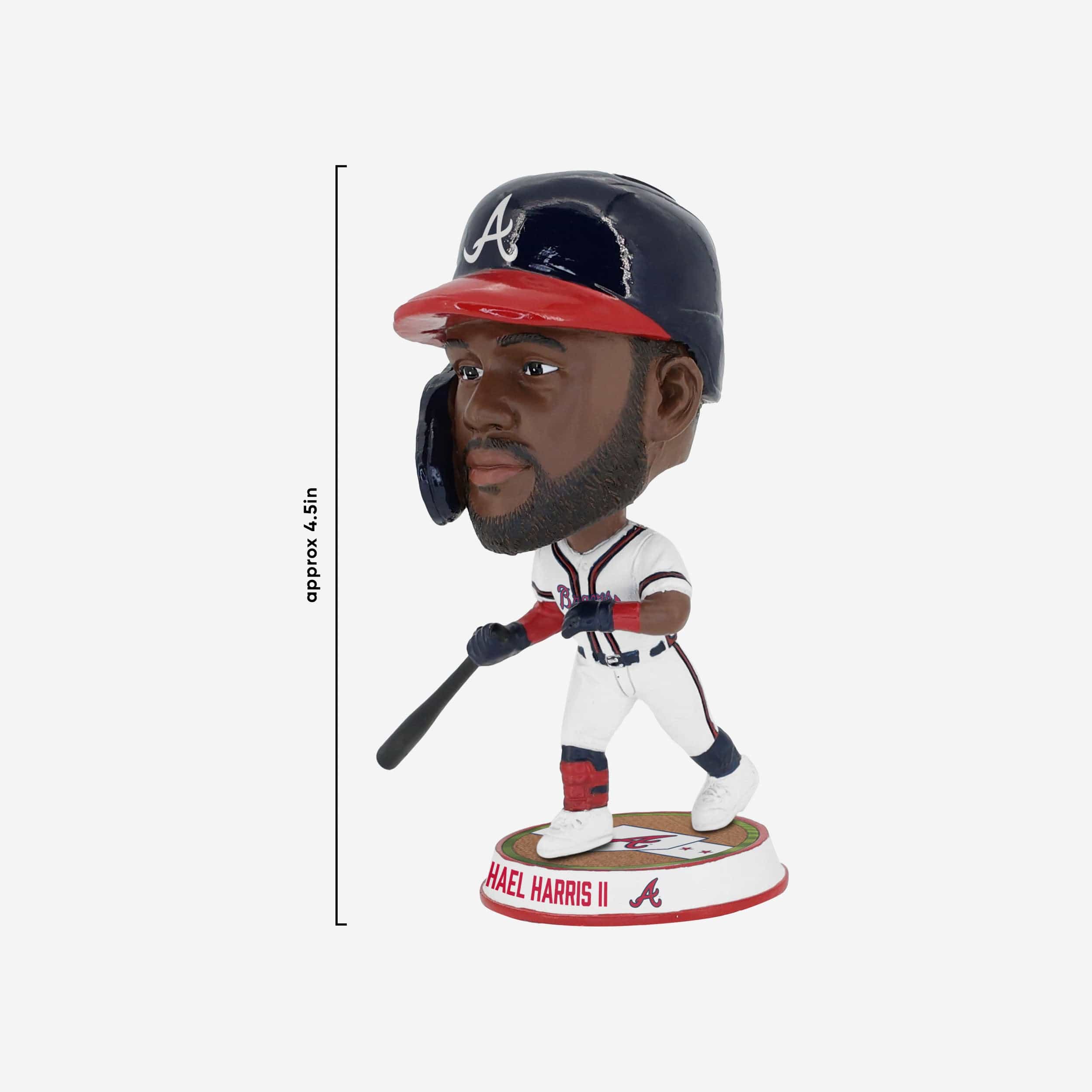 Michael Harris II Atlanta Braves Field Stripe Mini Bighead Bobblehead - Image 4