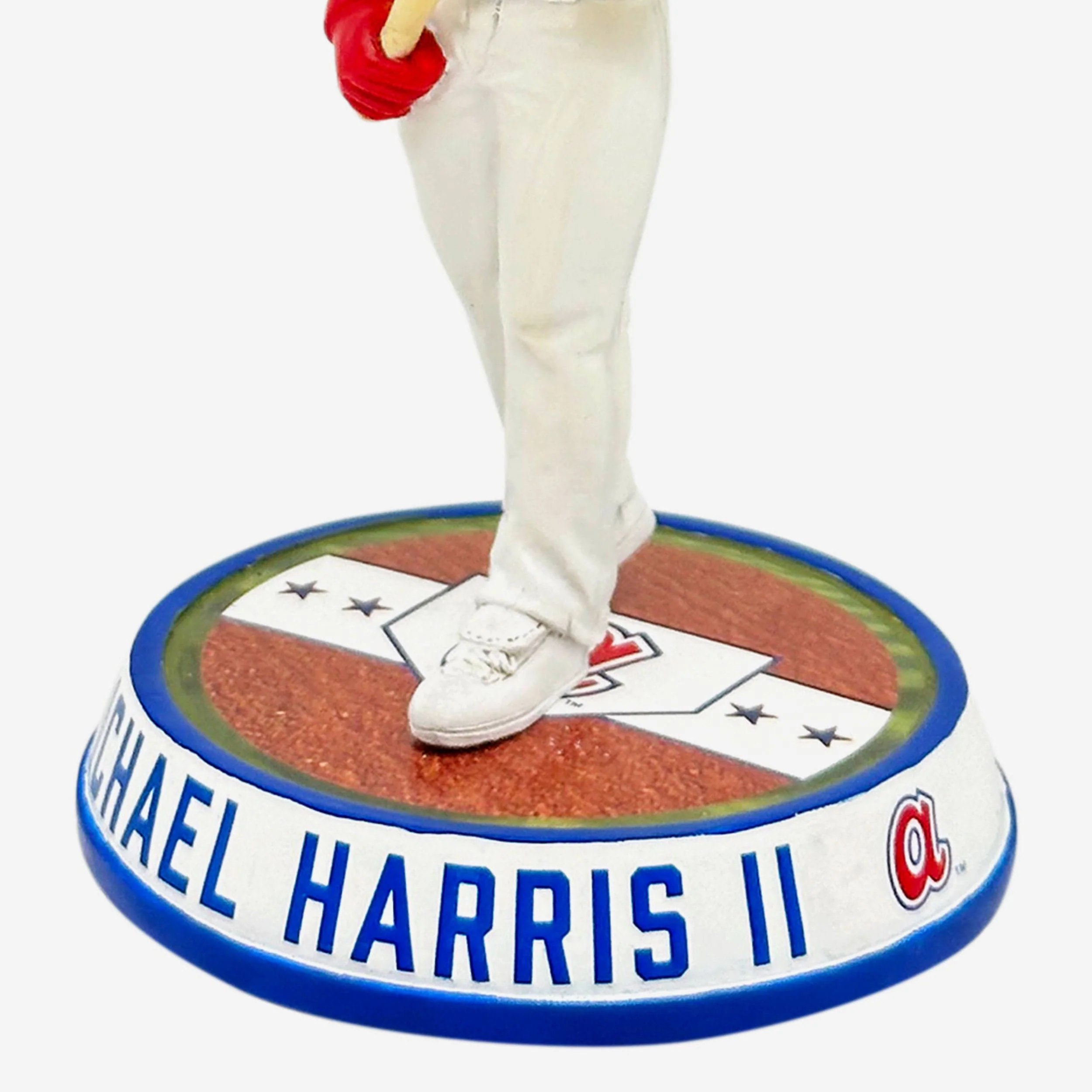 Michael Harris II Atlanta Braves Retro Jersey Field Stripe Bighead Bobblehead - Image 3