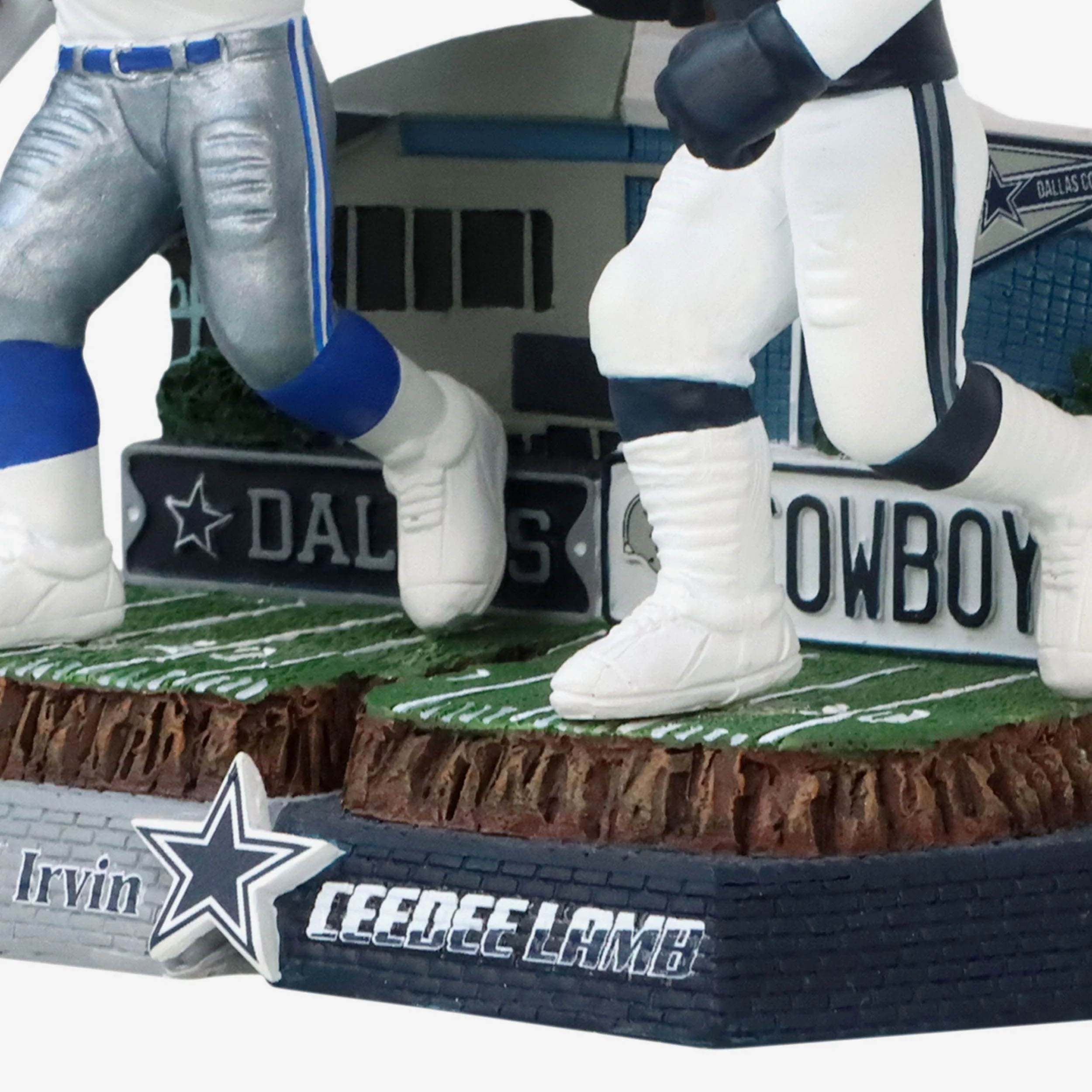 Michael Irvin & CeeDee Lamb Dallas Cowboys Then And Now Bobblehead - Image 4