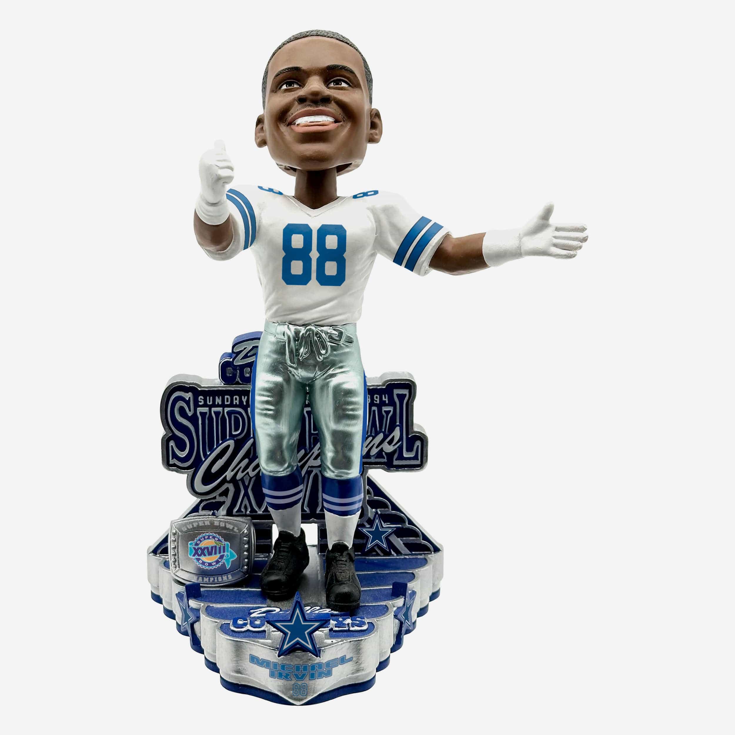 Michael Irvin Dallas Cowboys Super Bowl XXVIII Champions 30th Anniversary Bobblehead